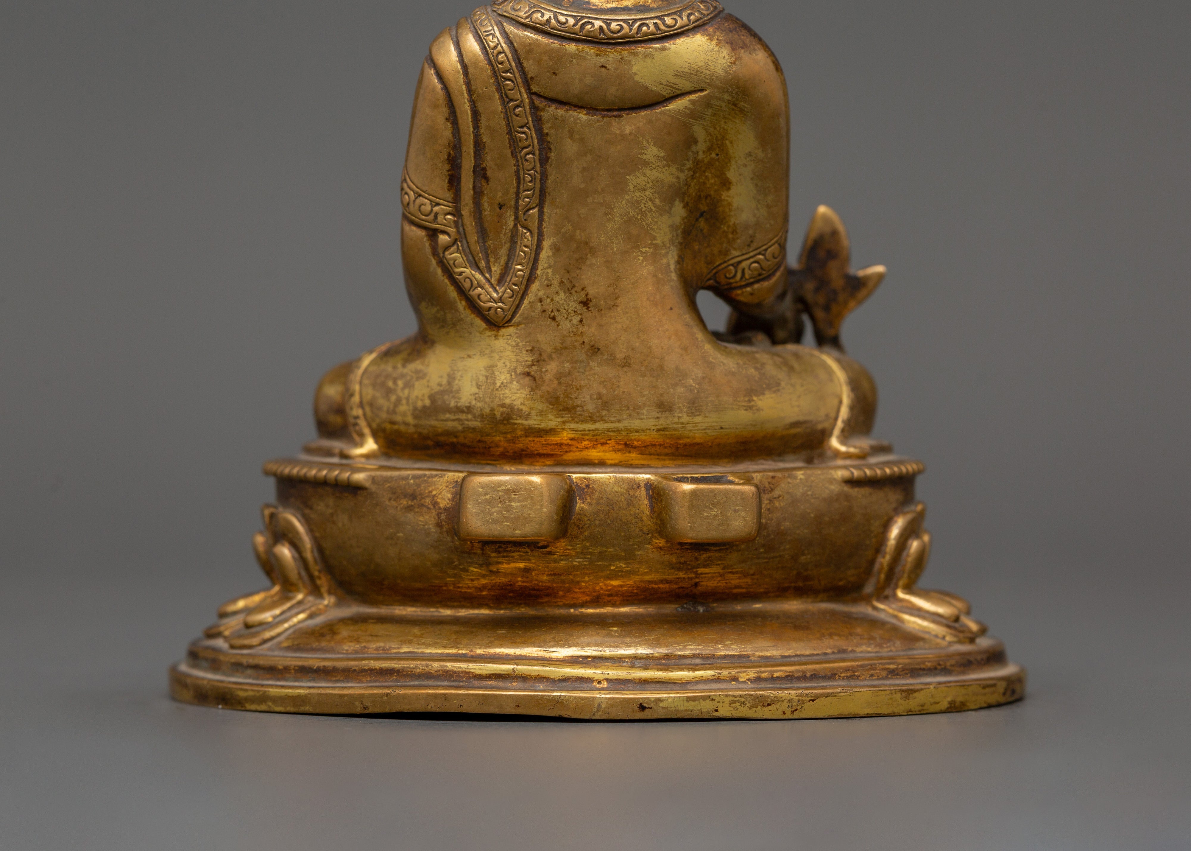 Medicine Buddha in copper | Spiritual Energy Decor