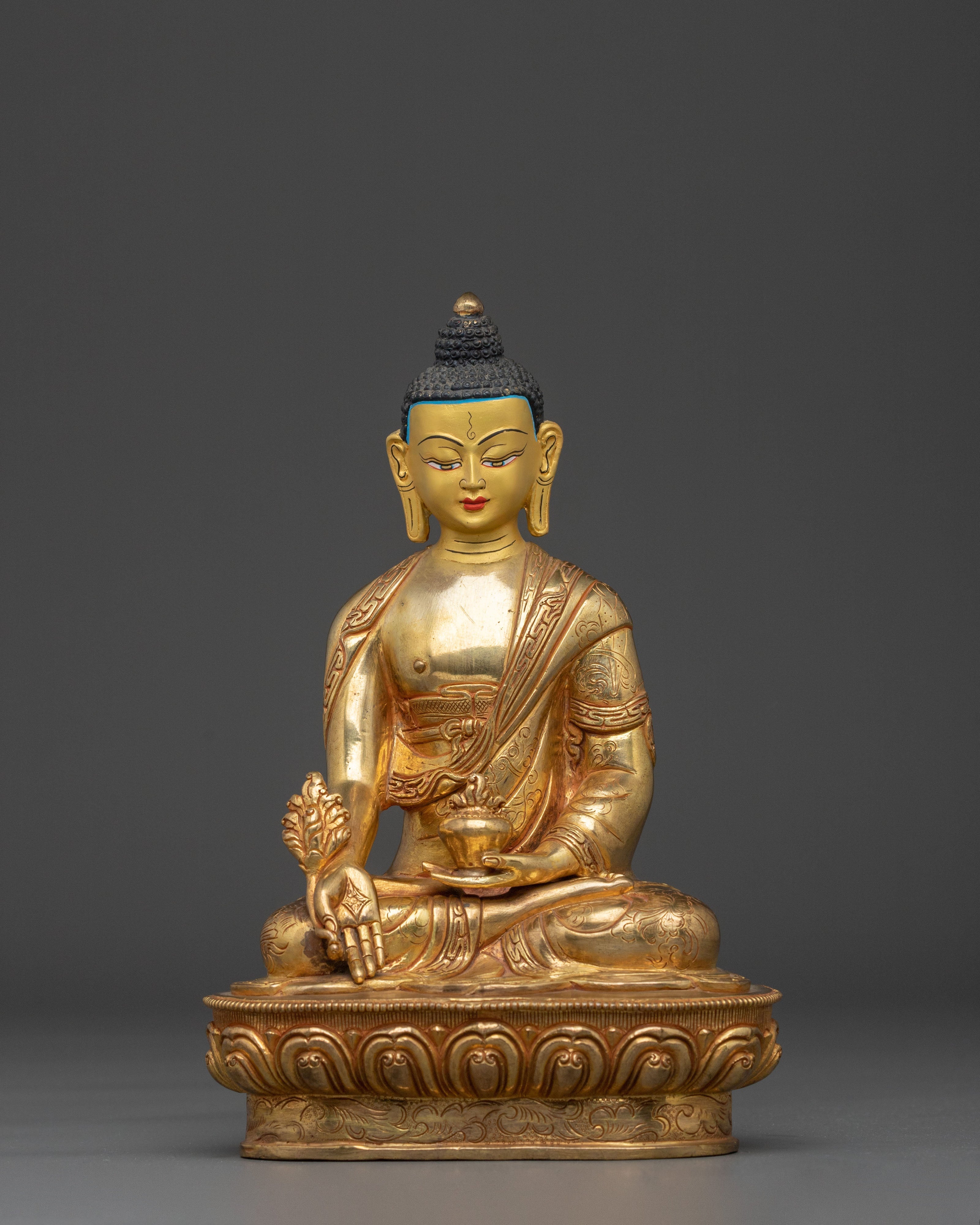 Handcrafted Three Buddha Statue Set | Spiritual Altar Decor