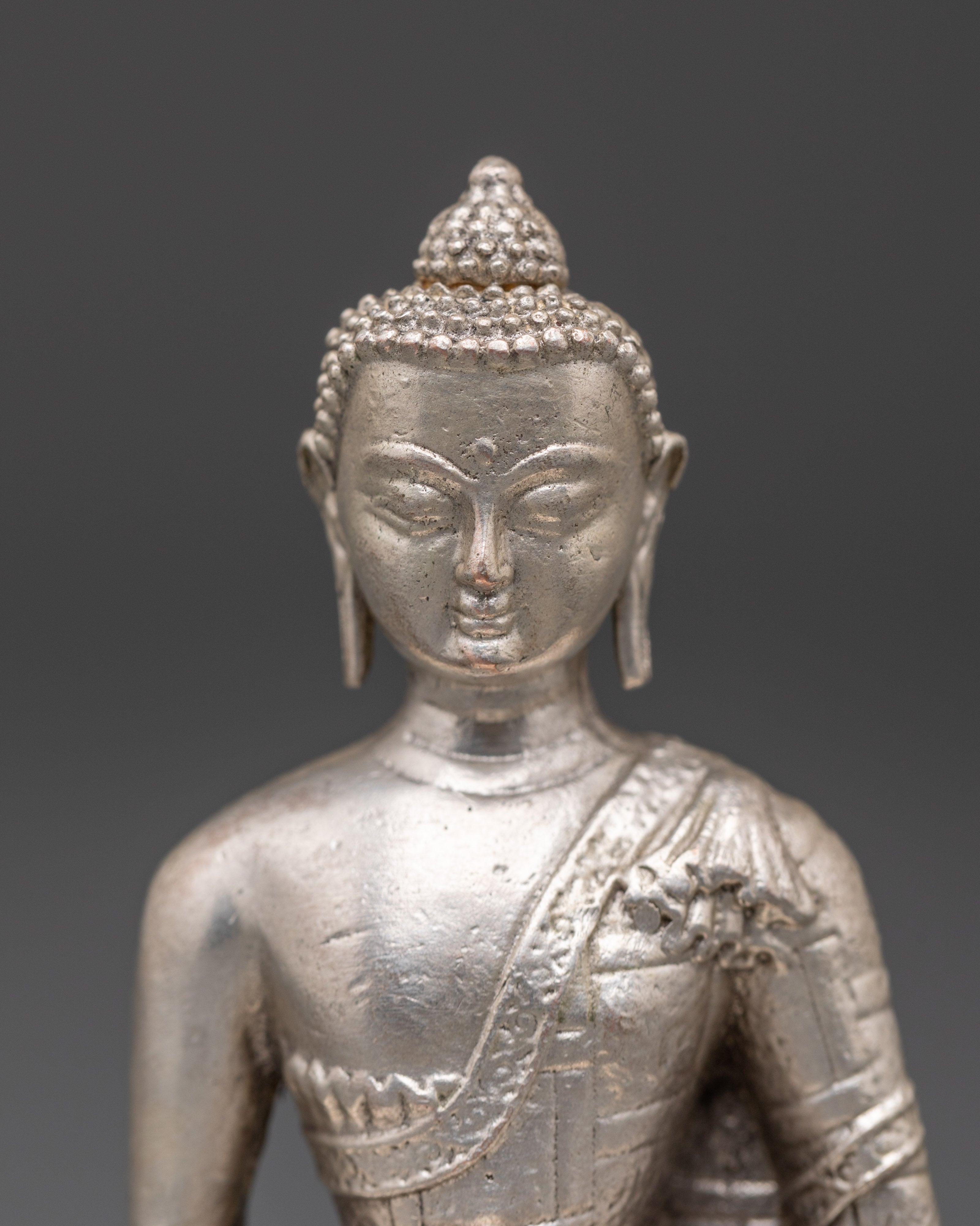 Sacred Buddhist Amitabha Sculpture | Meditation Buddha Statue for Spiritual Peace