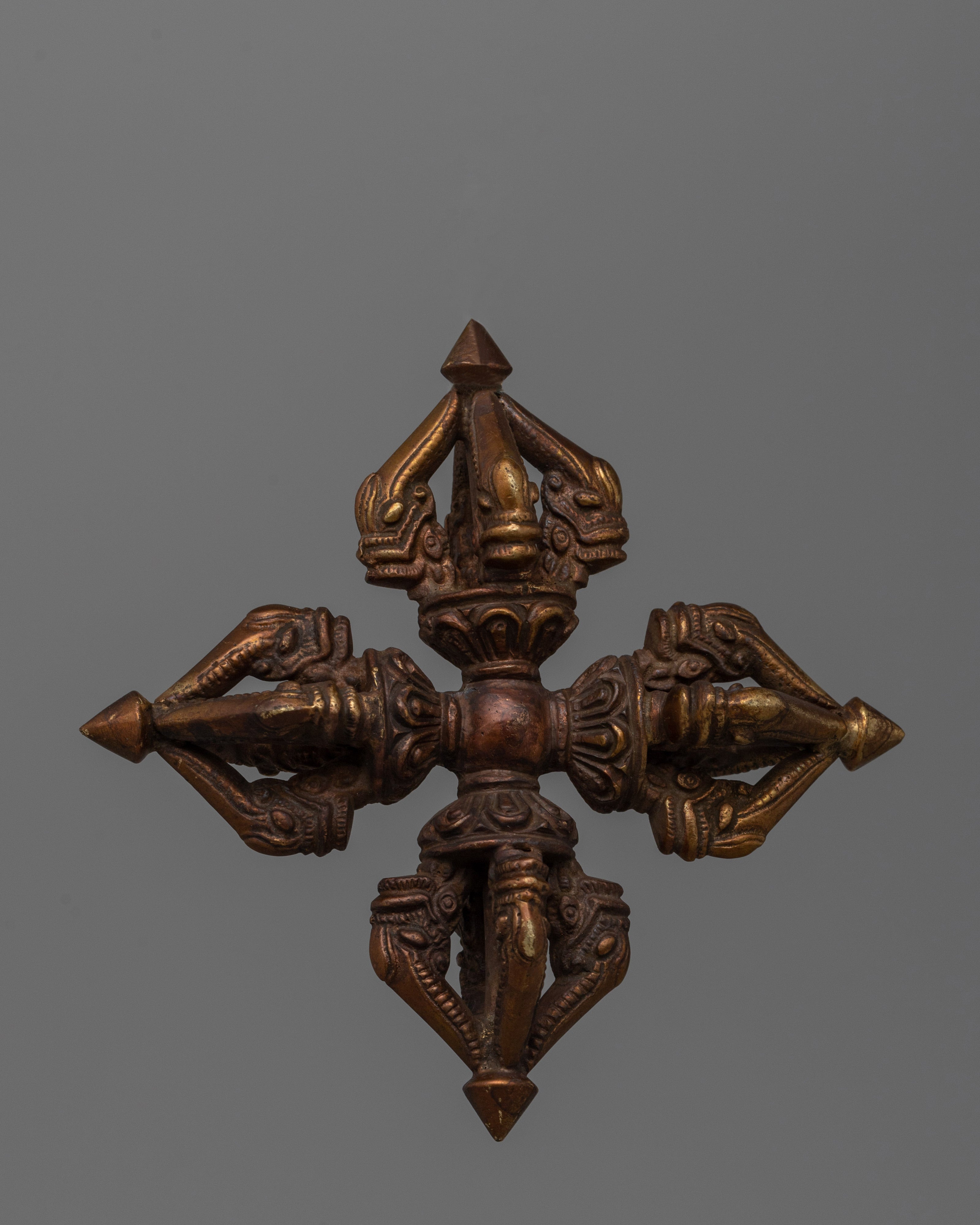 Decorative Vishwa Vajra | Ritual Tool for Stability and Wisdom