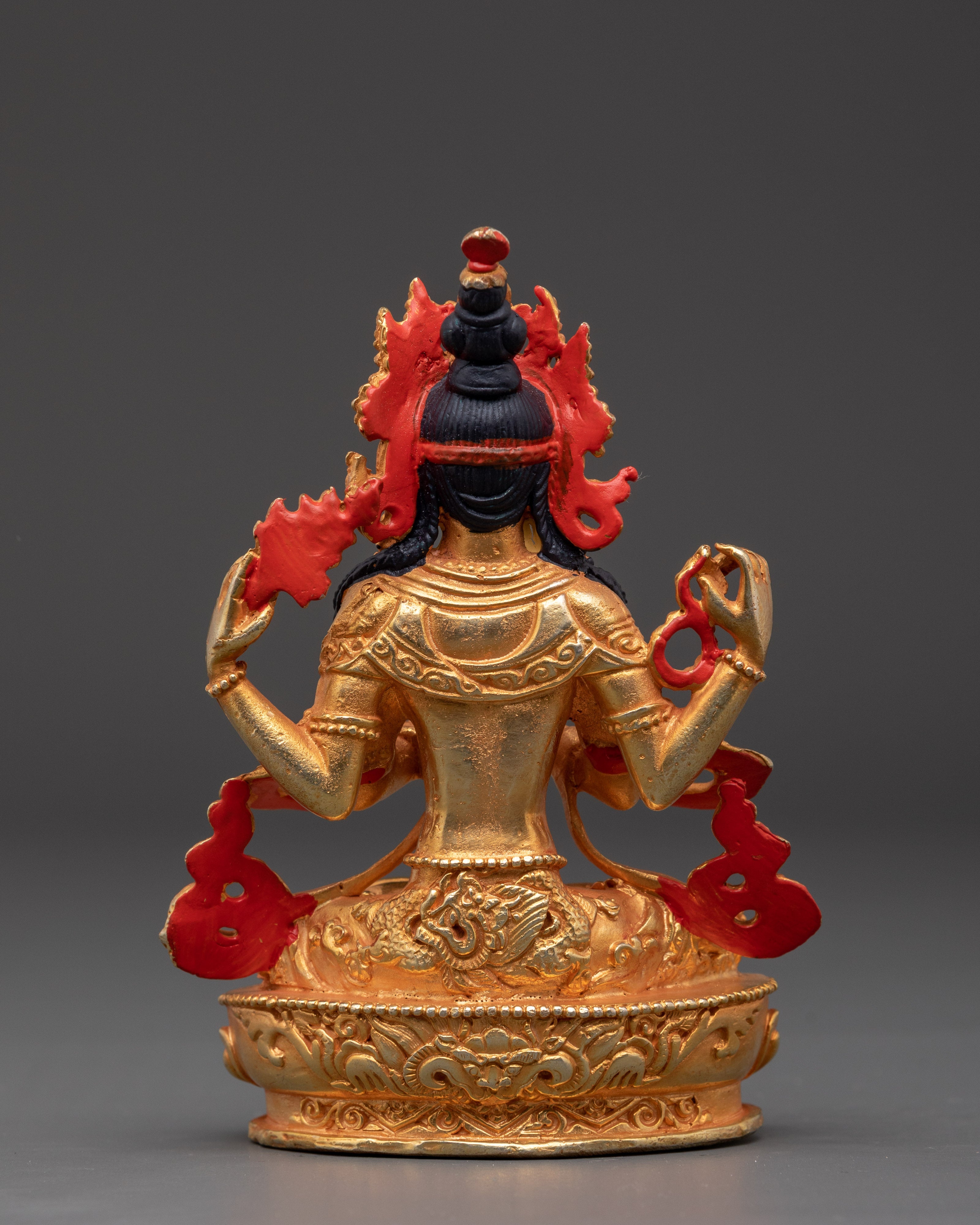 Chenrezig Compassion Deity Statue | Tibetan The Bodhisattva of Wisdom