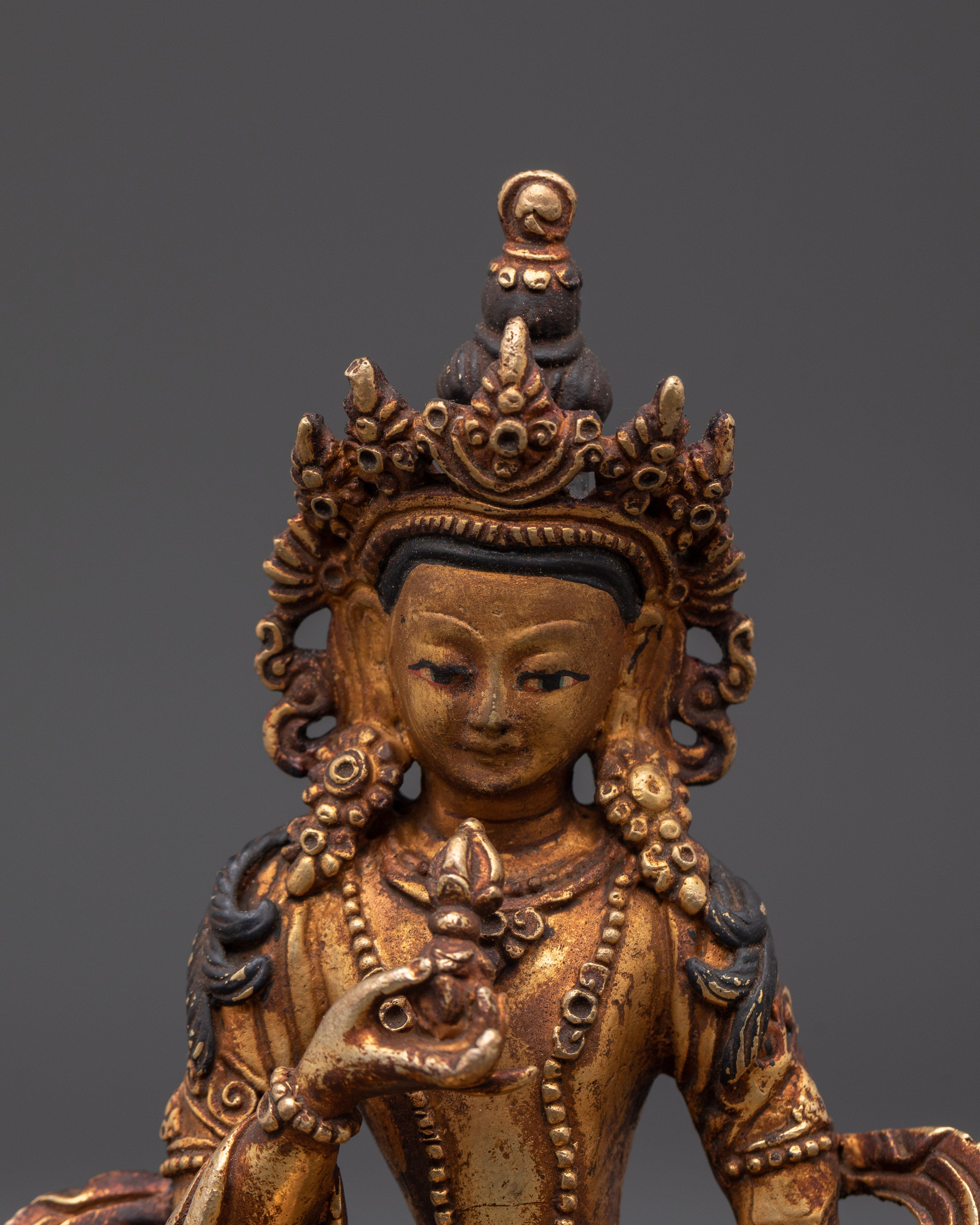 Seated Vajrasattva Statue | Tibetan Buddhist Meditation Sculpture