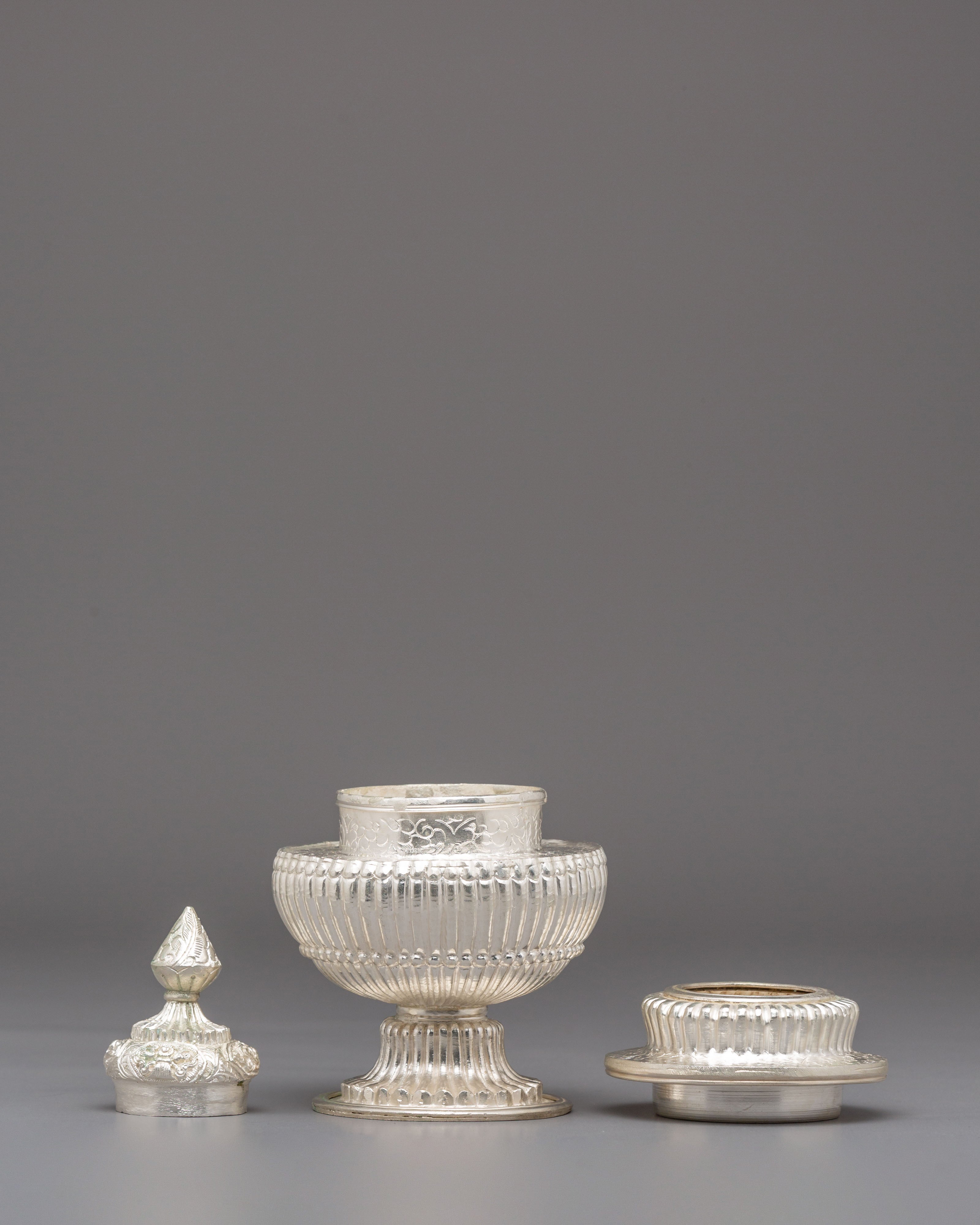 Traditional Copper Rice Pot | Sacred Ritual Offering Vessel