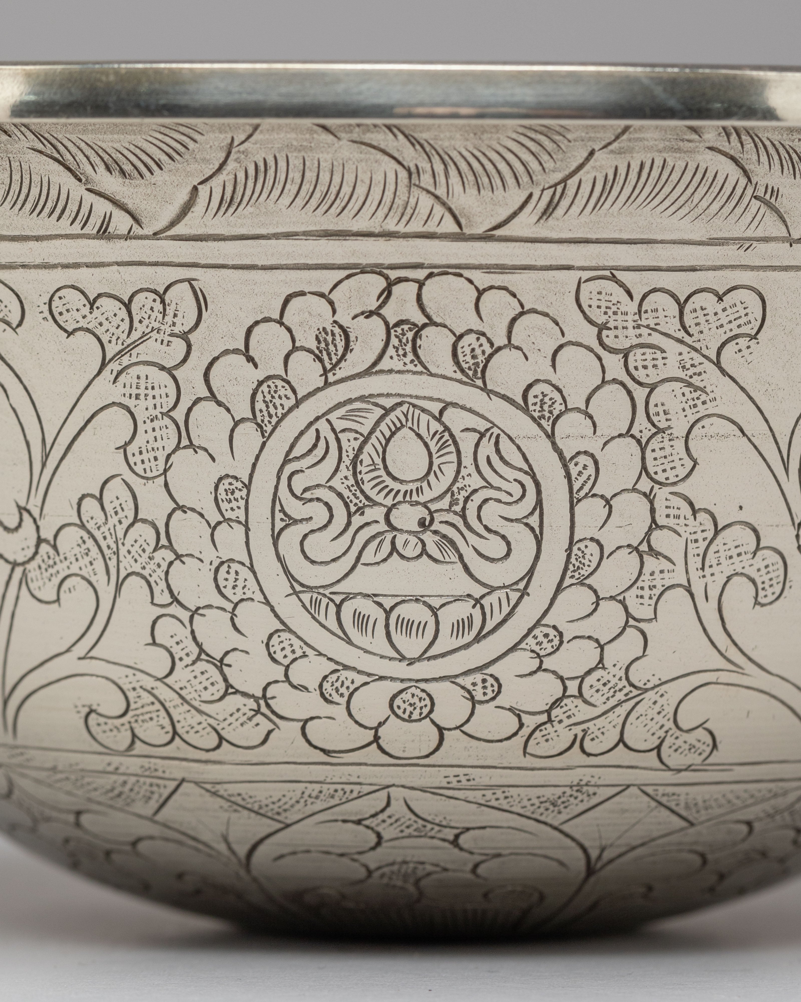Sacred Ceremonial Offering Bowl Set | Traditional Buddhist Bowls