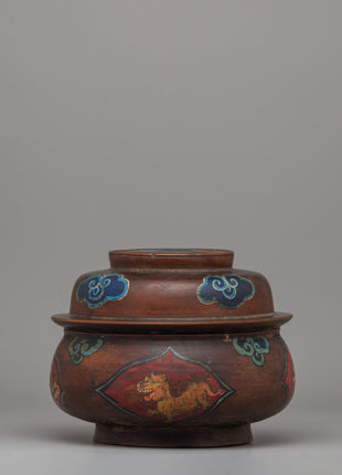 Buddhist Decorative Champa Pot