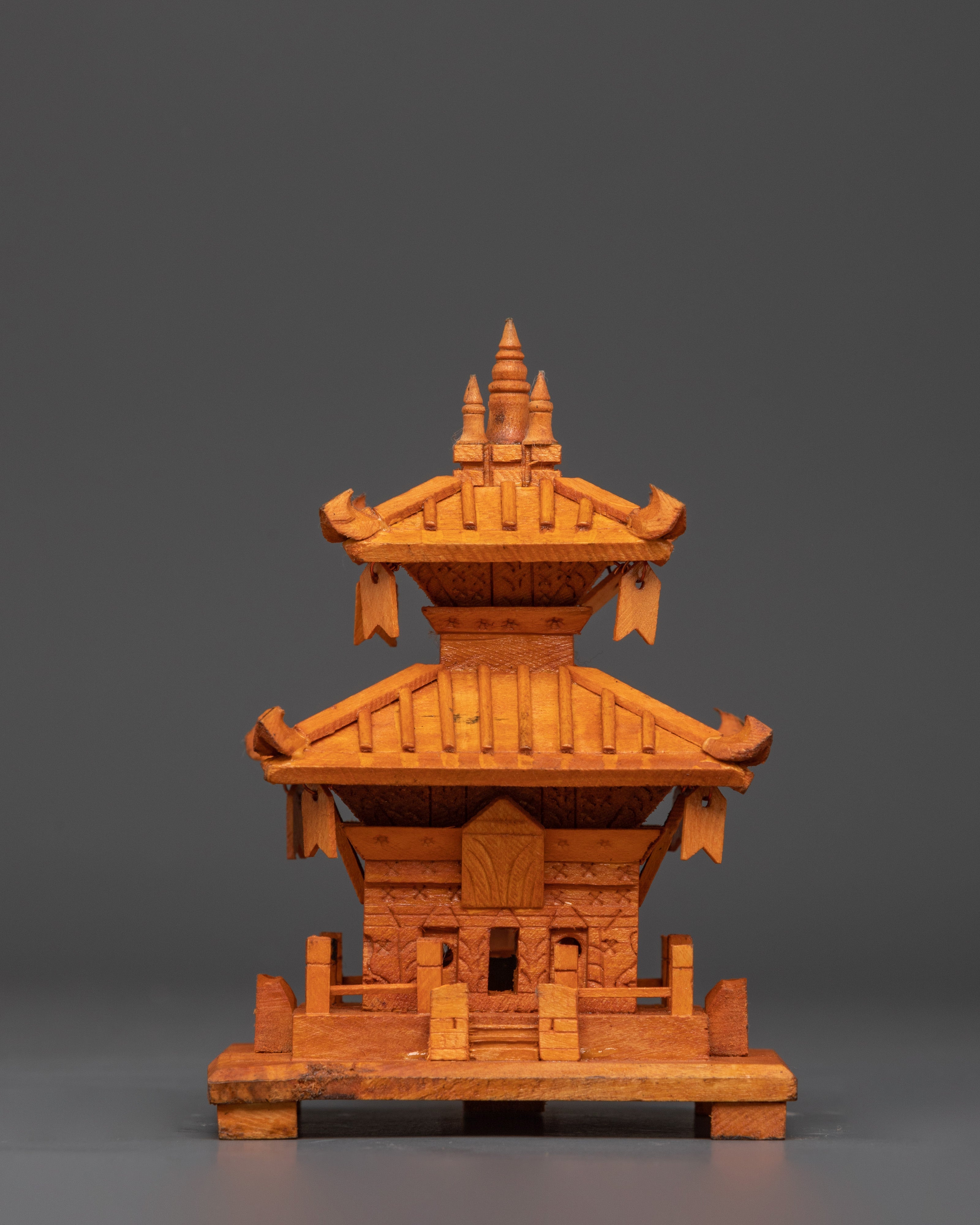 Wooden Buddhist Religious Stupa | For Ritual Use