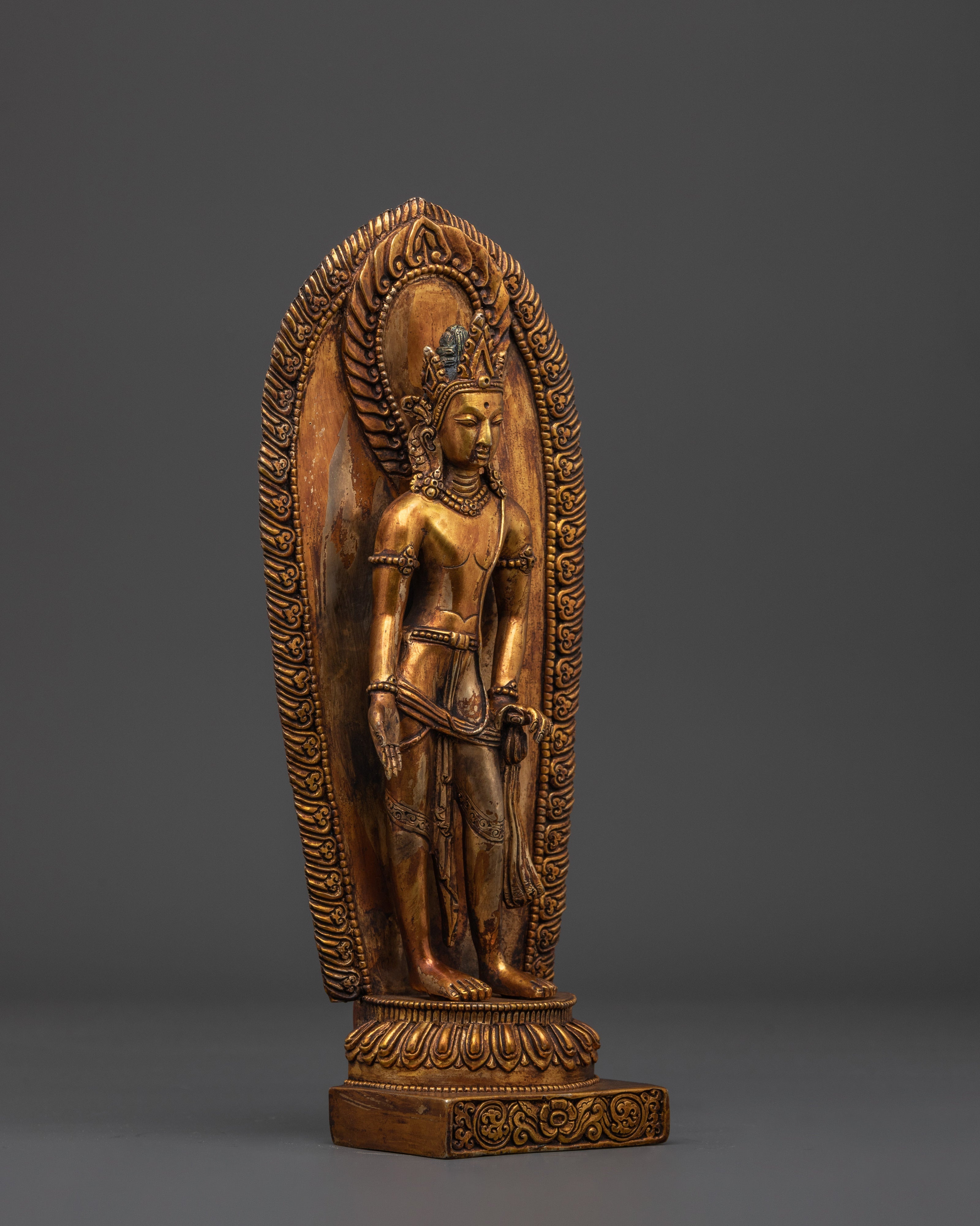 Padmapani Handcrafted Statue | Buddhist Figure of Compassion and Peace