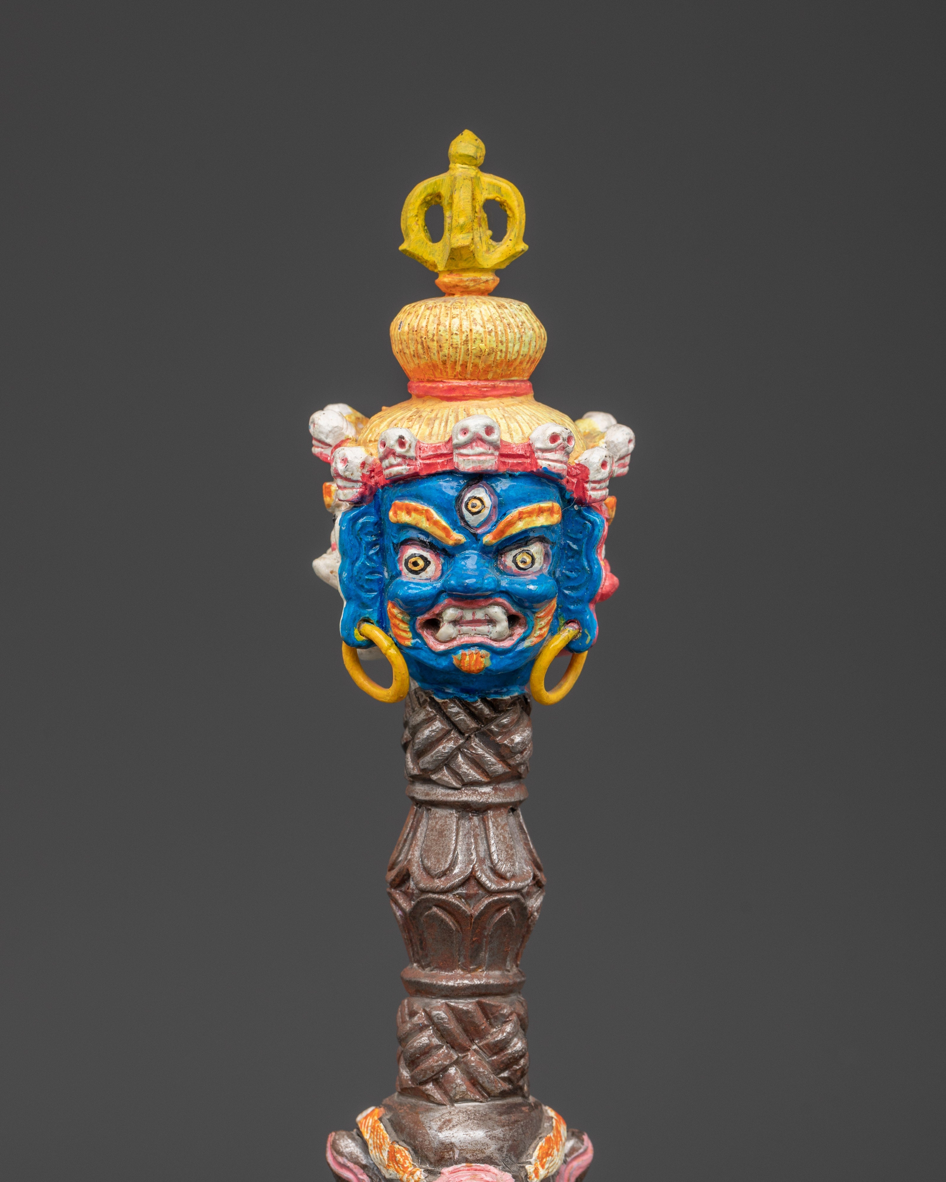Tantric Phurba Ritual Dagger | Tibetan Ritual Tool for Protection and Meditation