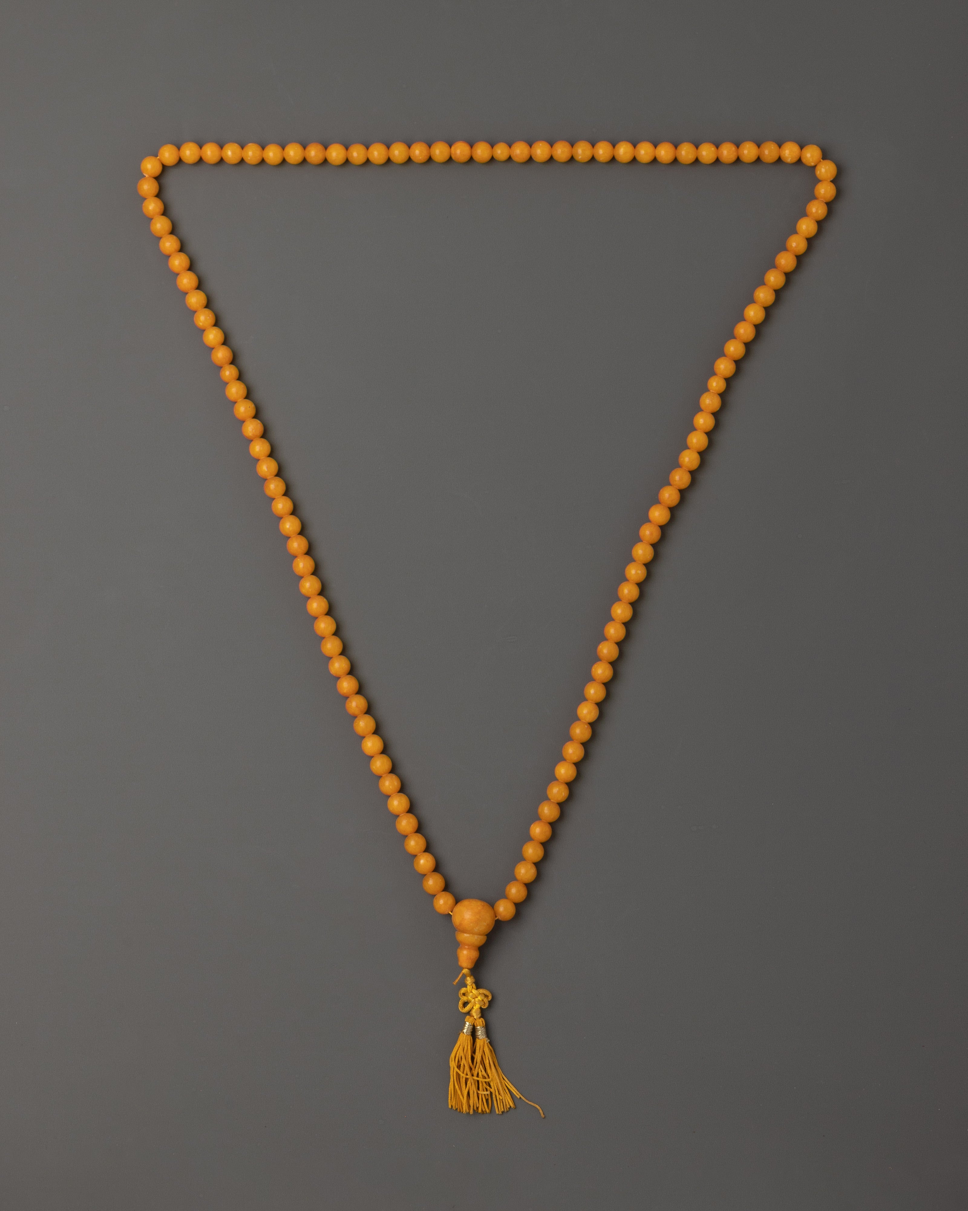 Handcrafted Lotus Seed Mala Beads | Symbol of Spiritual Growth and Purity
