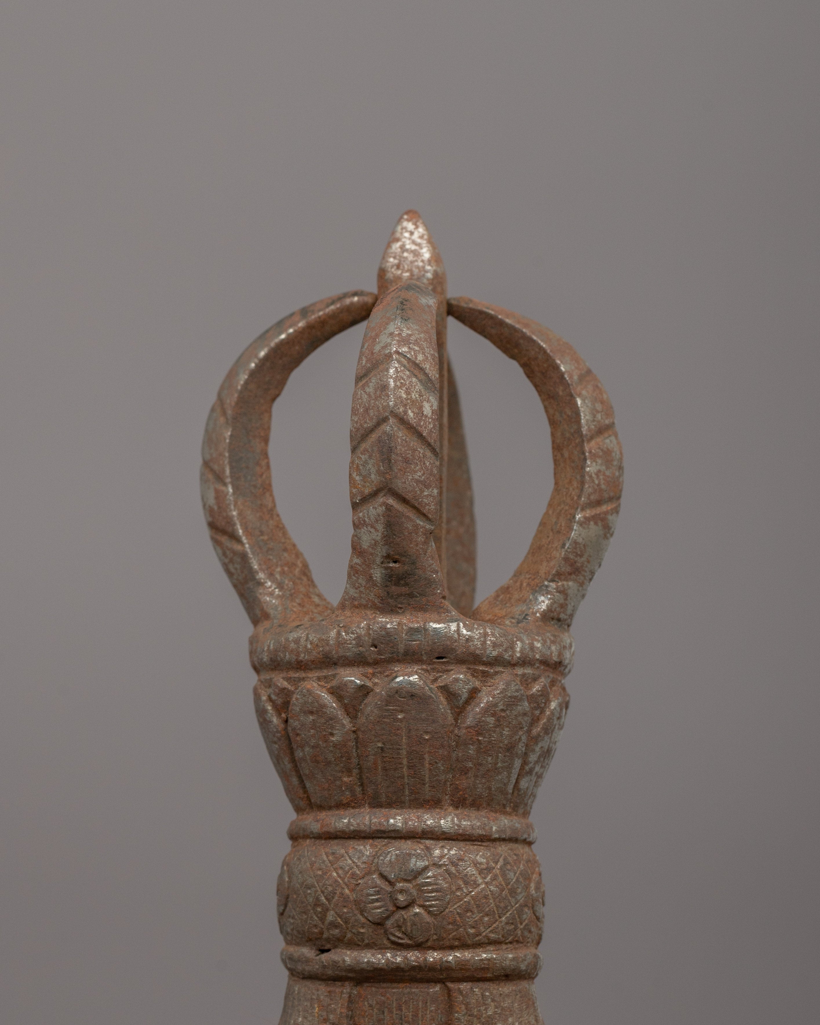 Handcarved Kartika Knife for Shrine| A Sacred Vajrayana Ceremonial Tool