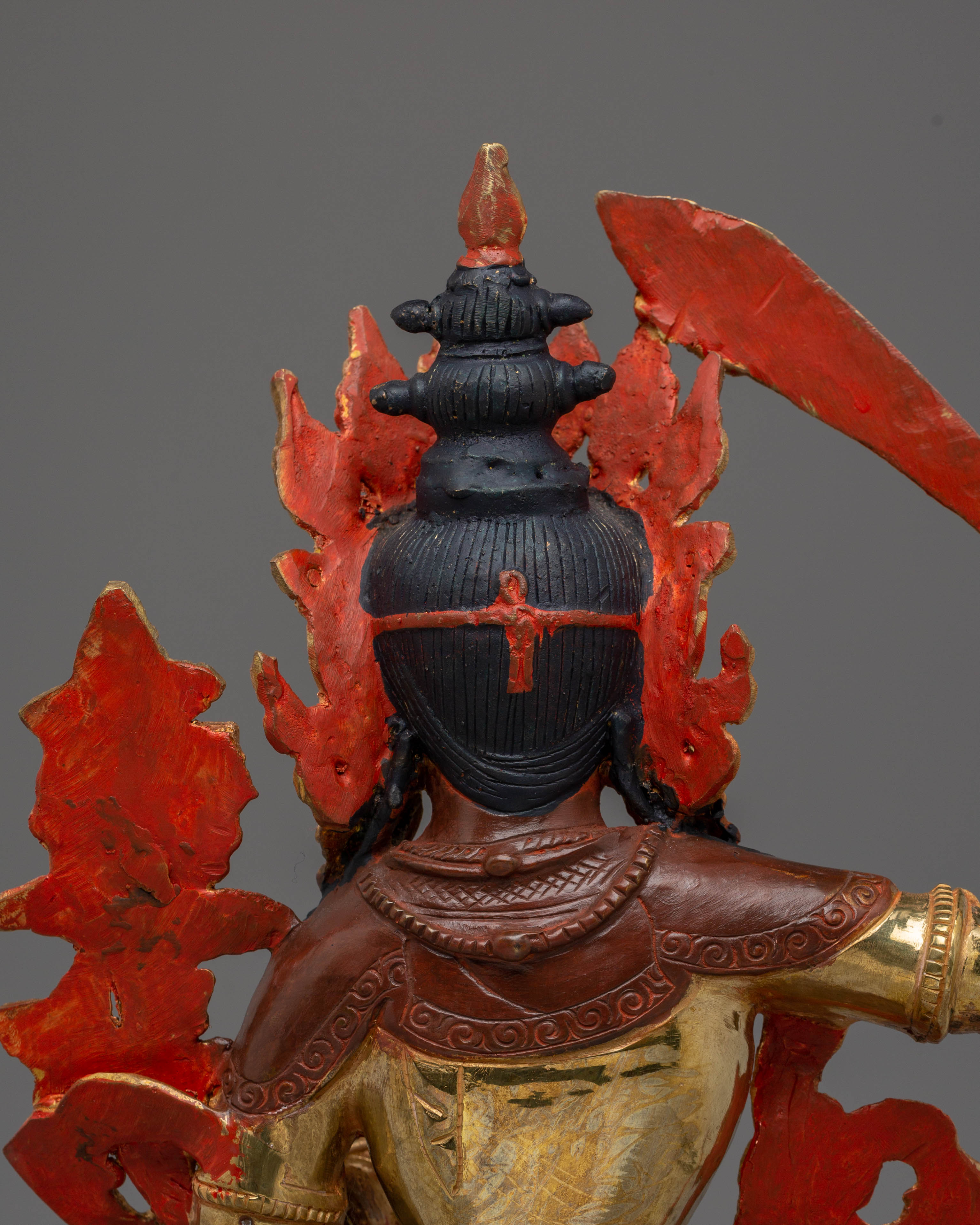 Wisdom Deity Manjushri Handmade Statue | Tibetan Himalayan Artwork