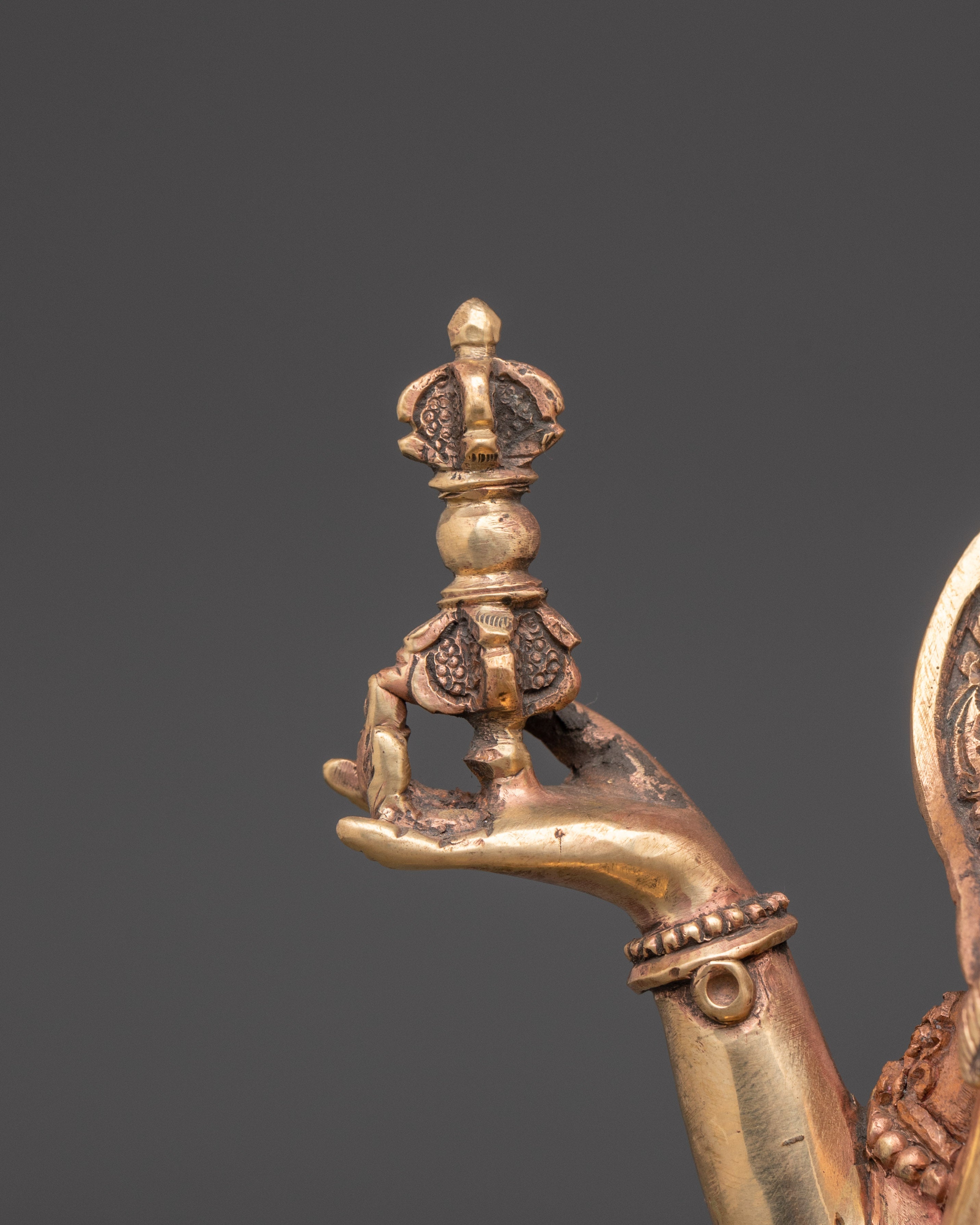 Handcrafted Copper Prajna Paramita Statue | Bodhisattva of Wisdom