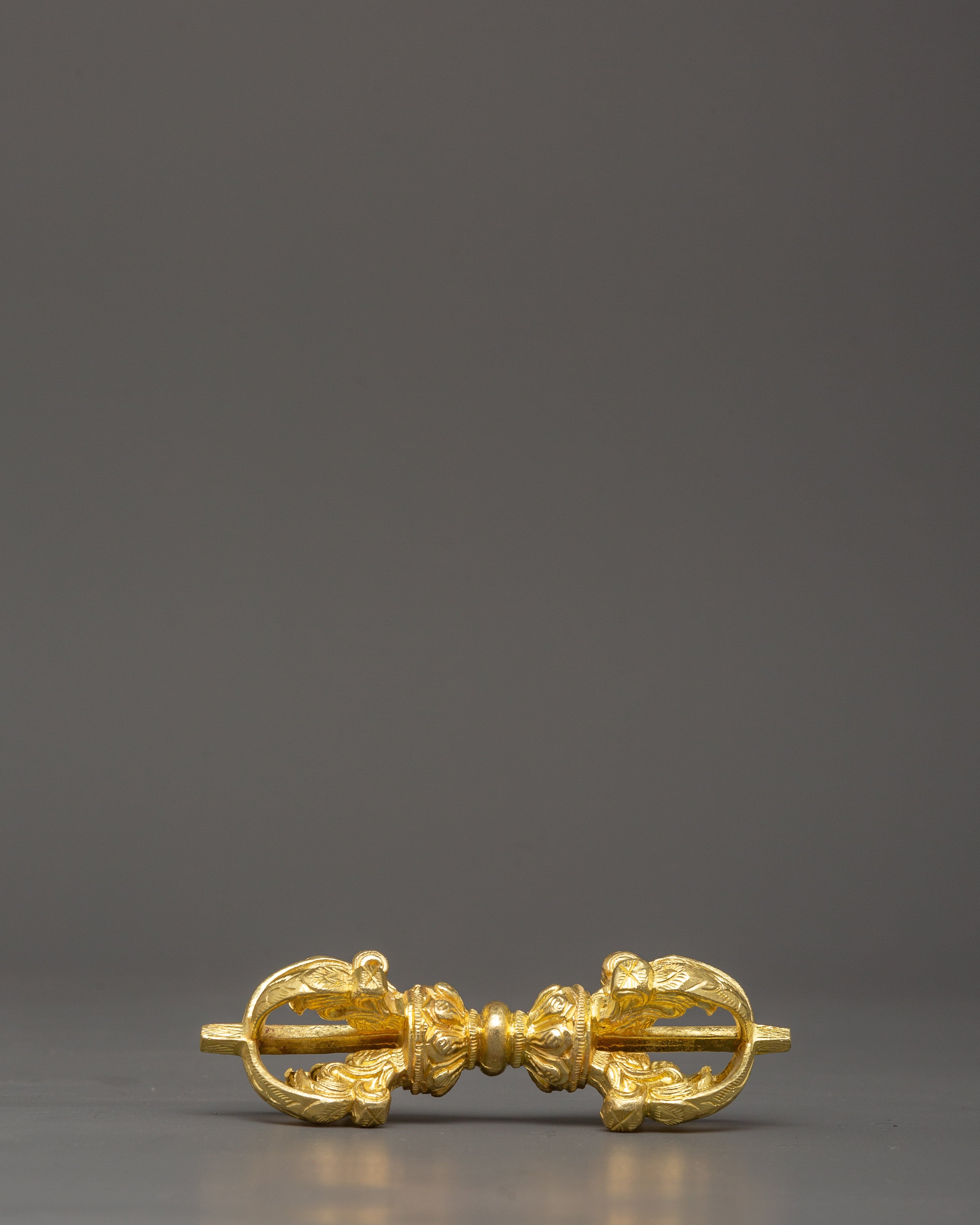 Tibetan Bronze Vajra & Bell Set |  Sacred Ritual Tools for Spiritual Awakening