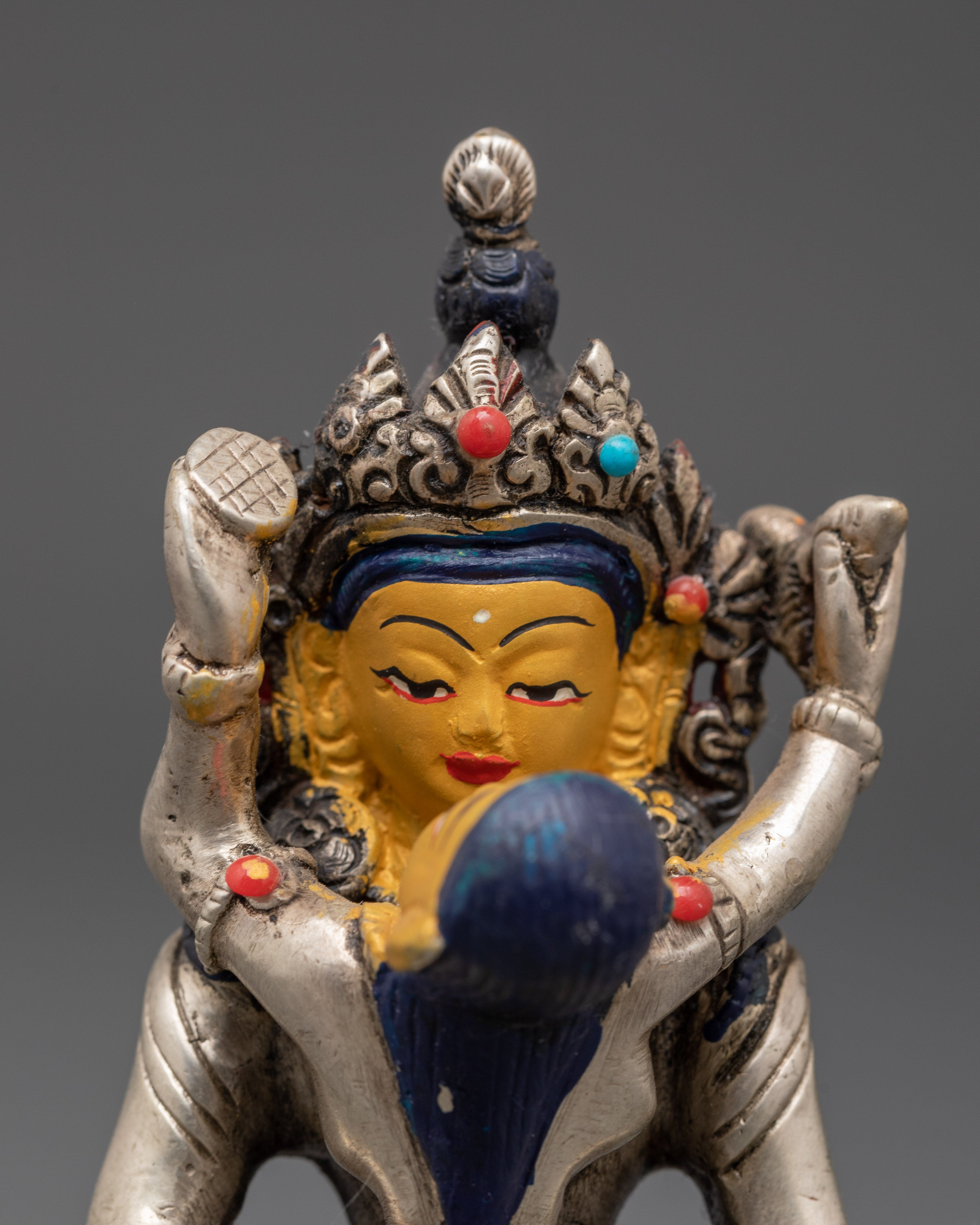 Handmade Amitayus with Consort Statue | Buddhist Tantric Deity