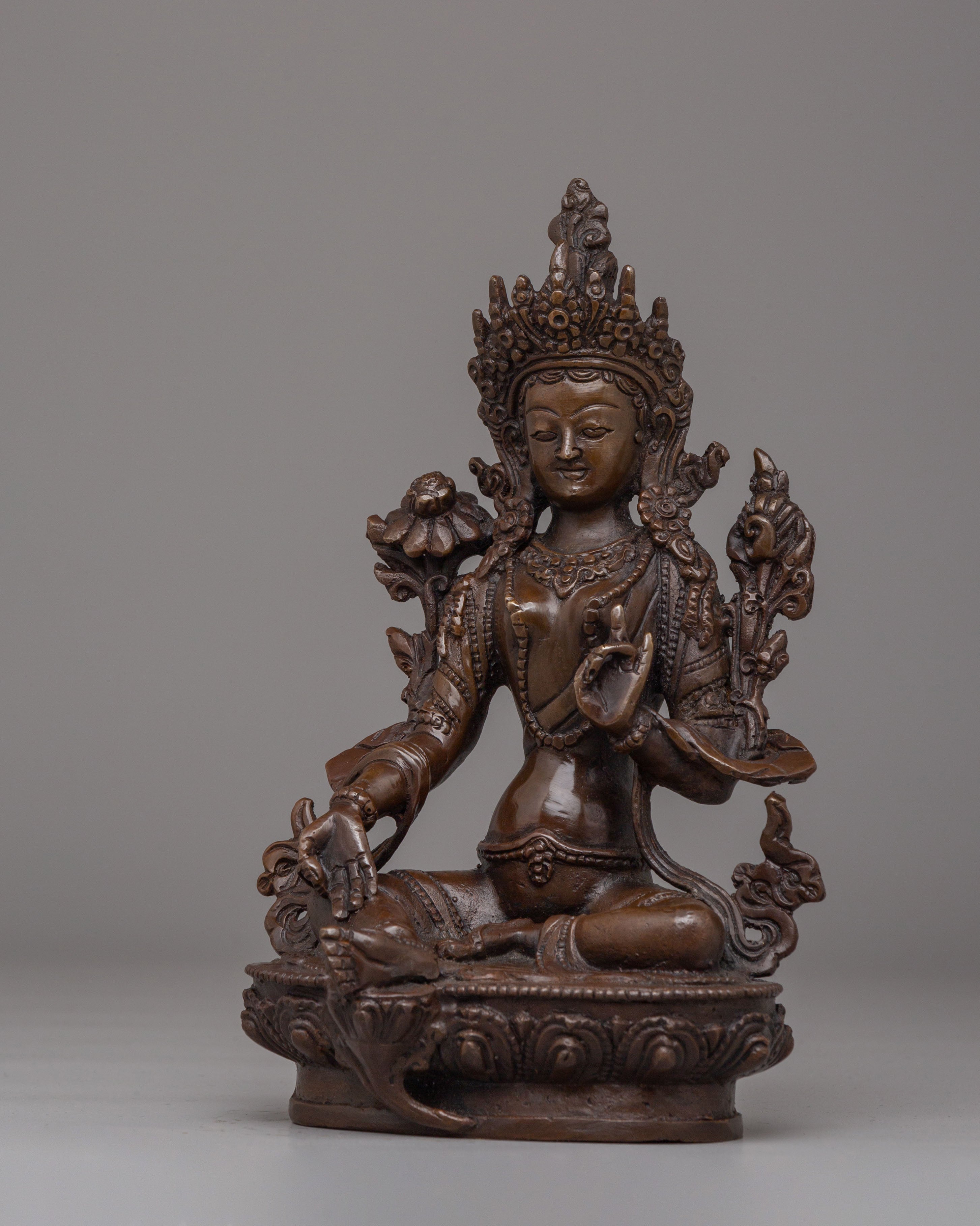 Tibetan Handmade Shyama Tara Statue | Mother of All Buddhas
