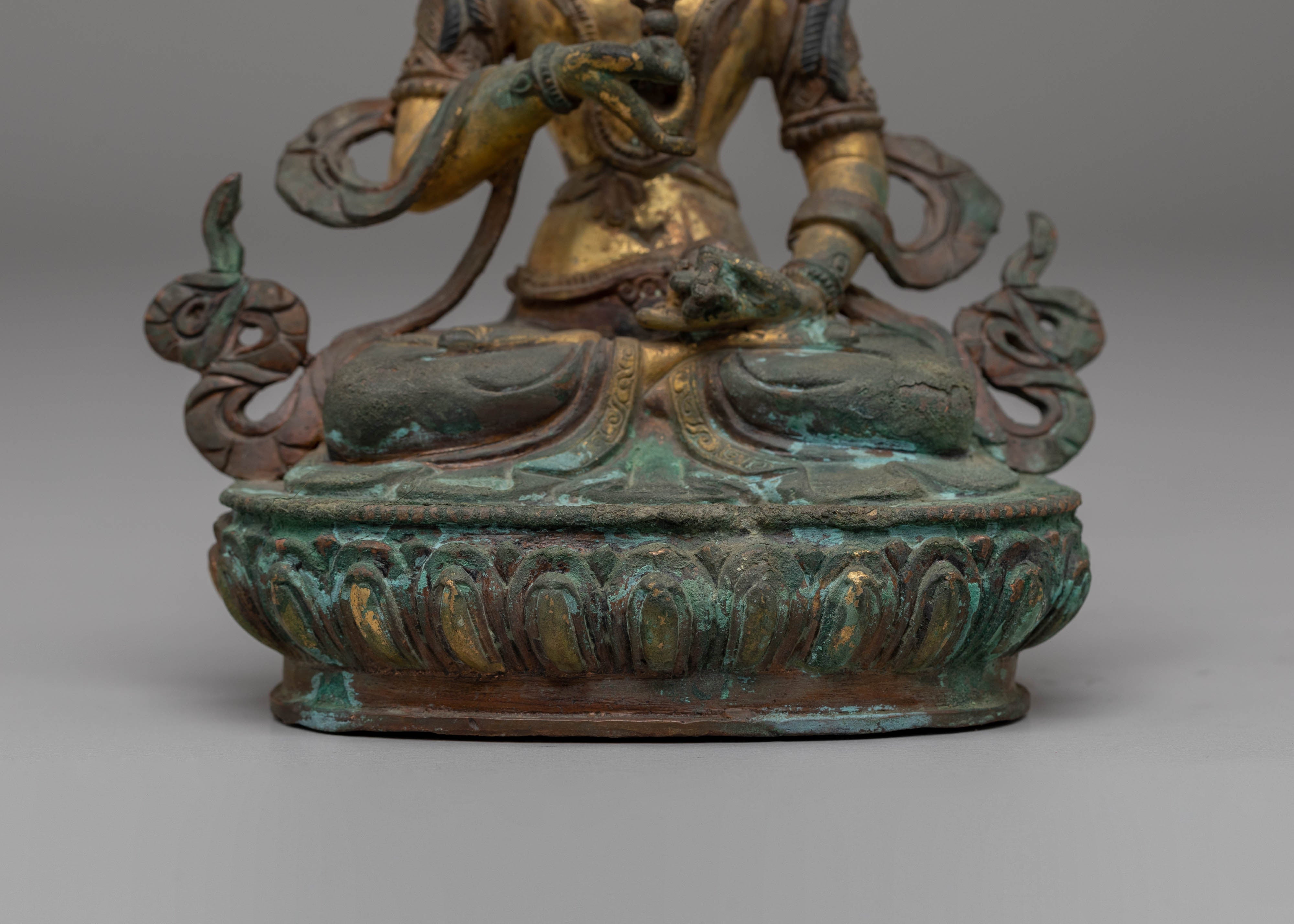 Copper Vajrasattva Sacred Statue | Handcrafted Spiritual Art