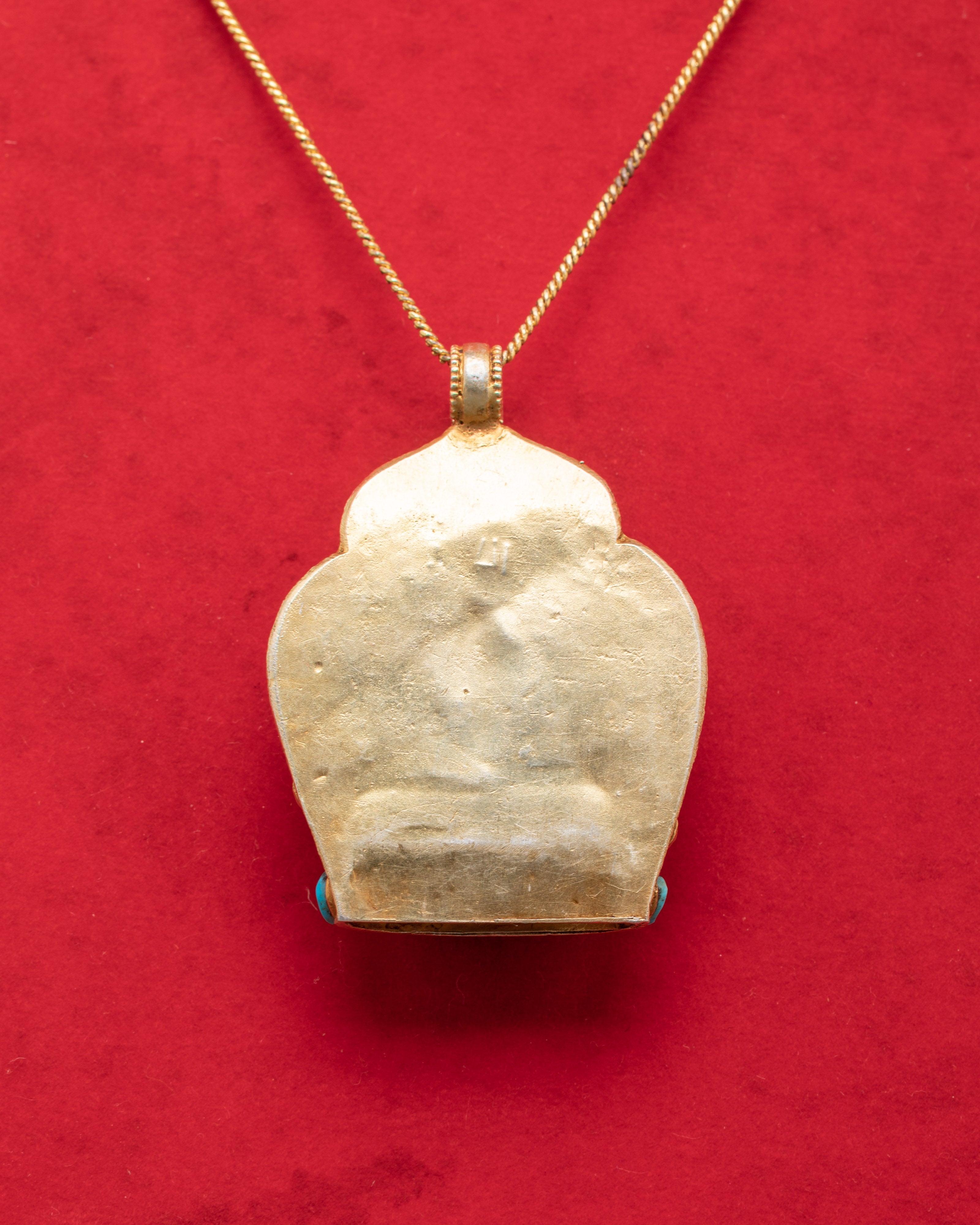 Spiritual Green Tara Amulet Pendant | Tibetan Buddhist Protection Jewelry