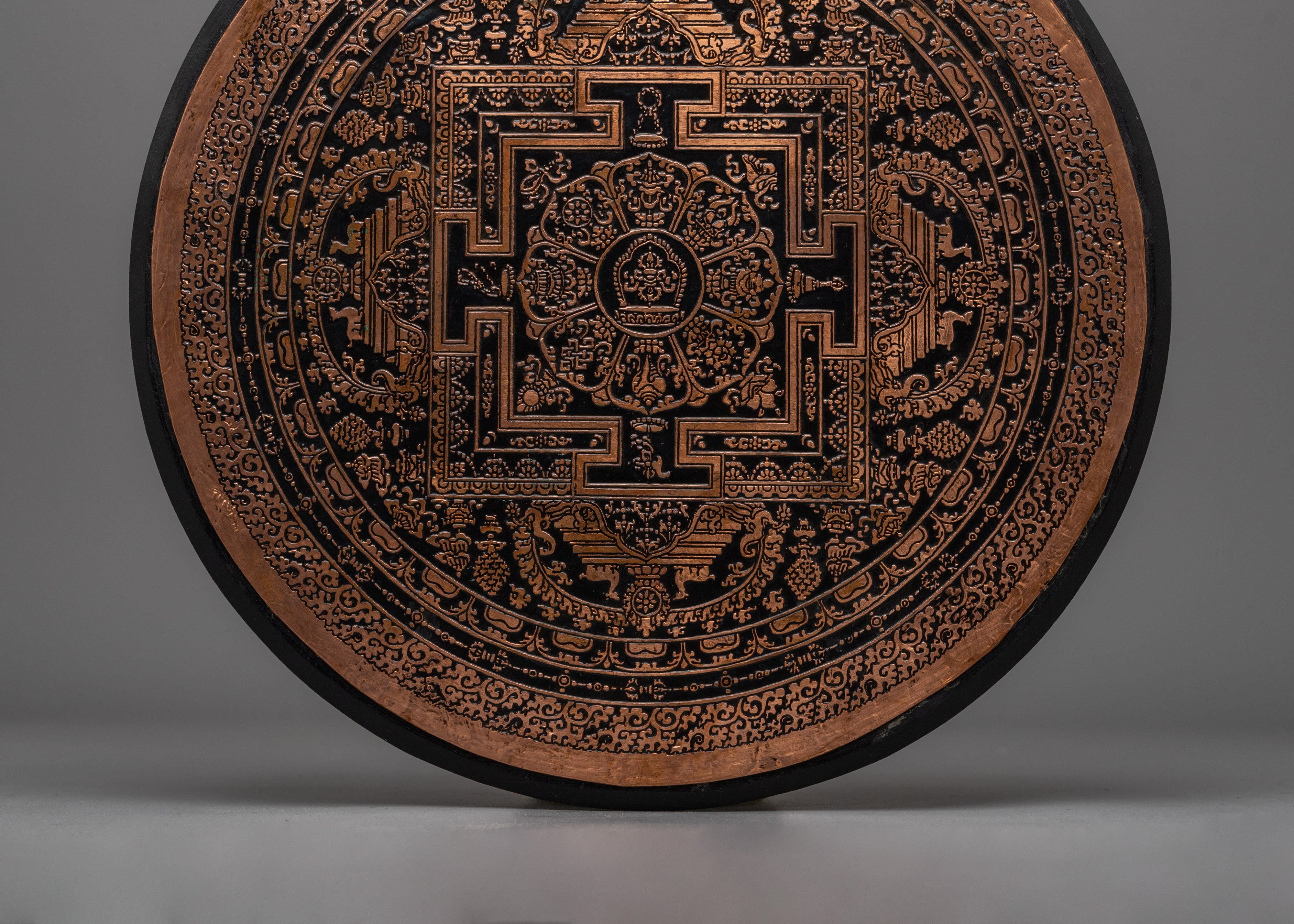 Copper Mandala Wall Decor | Spiritual Art for Sacred Décor