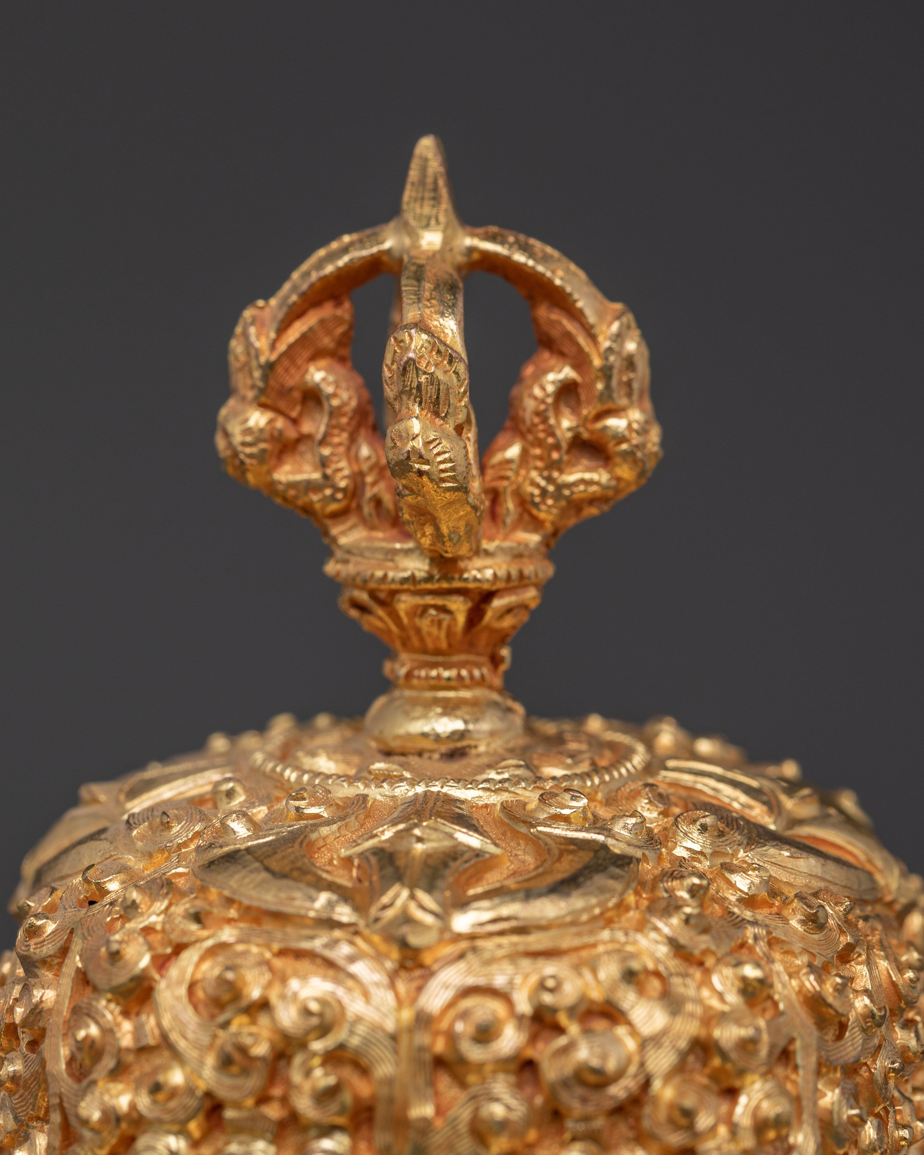 Gold Plated Kapala for Buddhist Ceremonies | Kapala for Tantric Practices