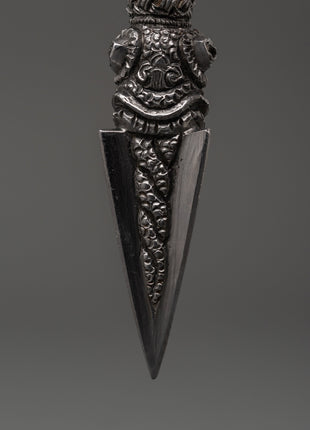 Tibetan Iron Phurba Dagger | Tibetan Buddhist Spiritual Tool