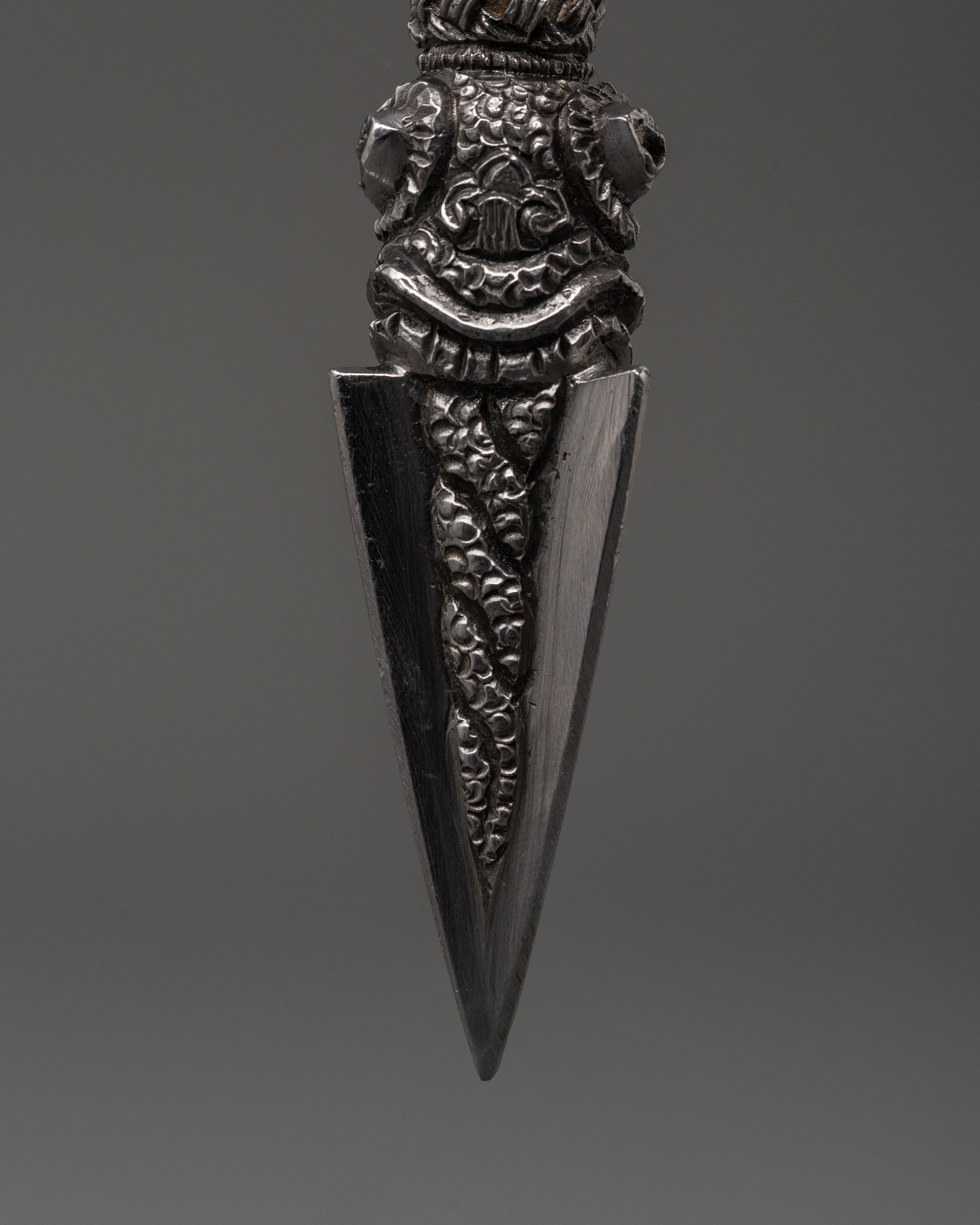 Tibetan Iron Phurba Dagger | Tibetan Buddhist Spiritual Tool