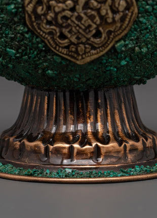 Oxidized Copper Offering Bowls | Tibetan Shrine Decor
