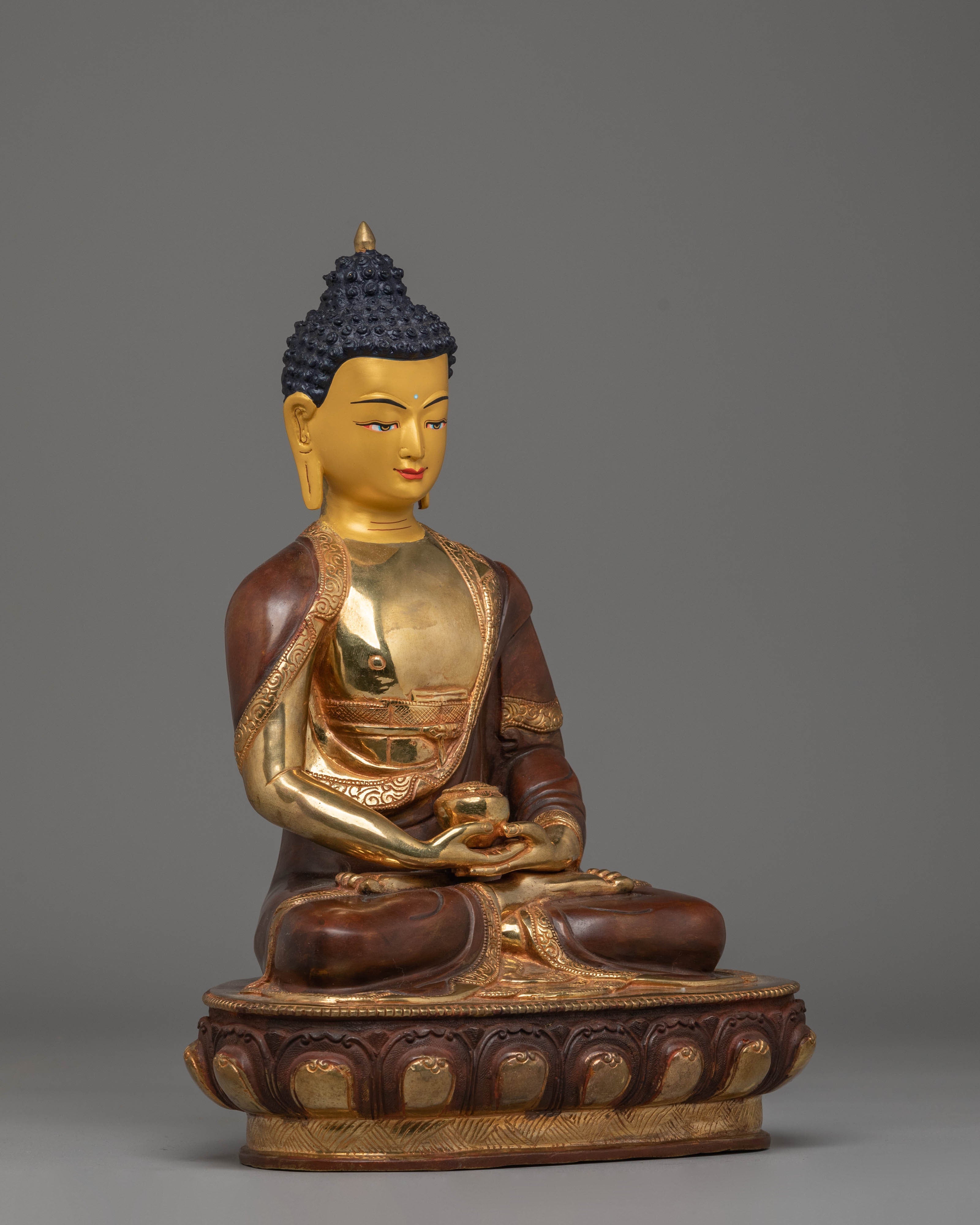 Tibetan Amitabha Buddha Copper Statue | Experience Serenity with our Sculpture