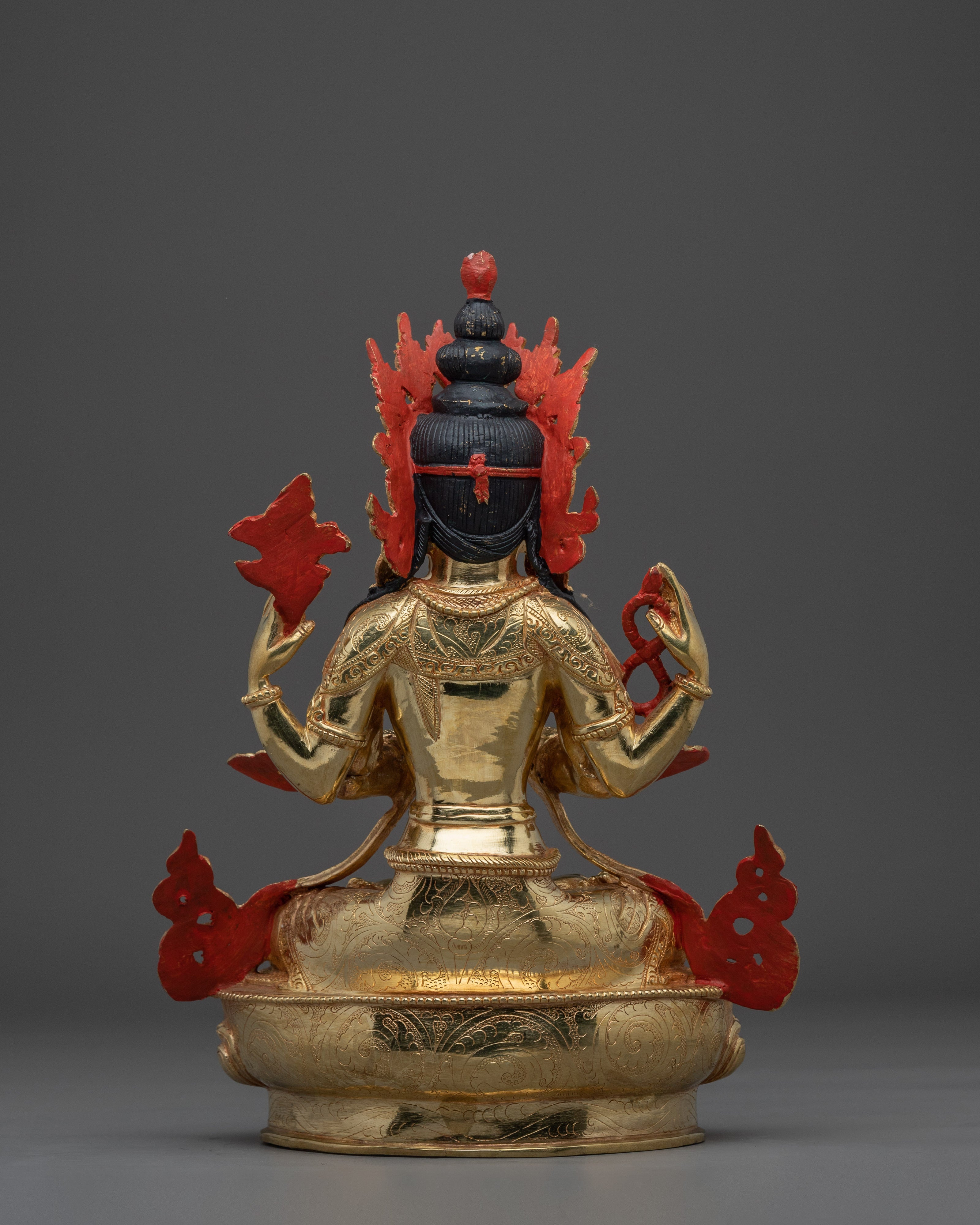 Handmade Compassionate Protector Chenrezig for Peace and Meditation