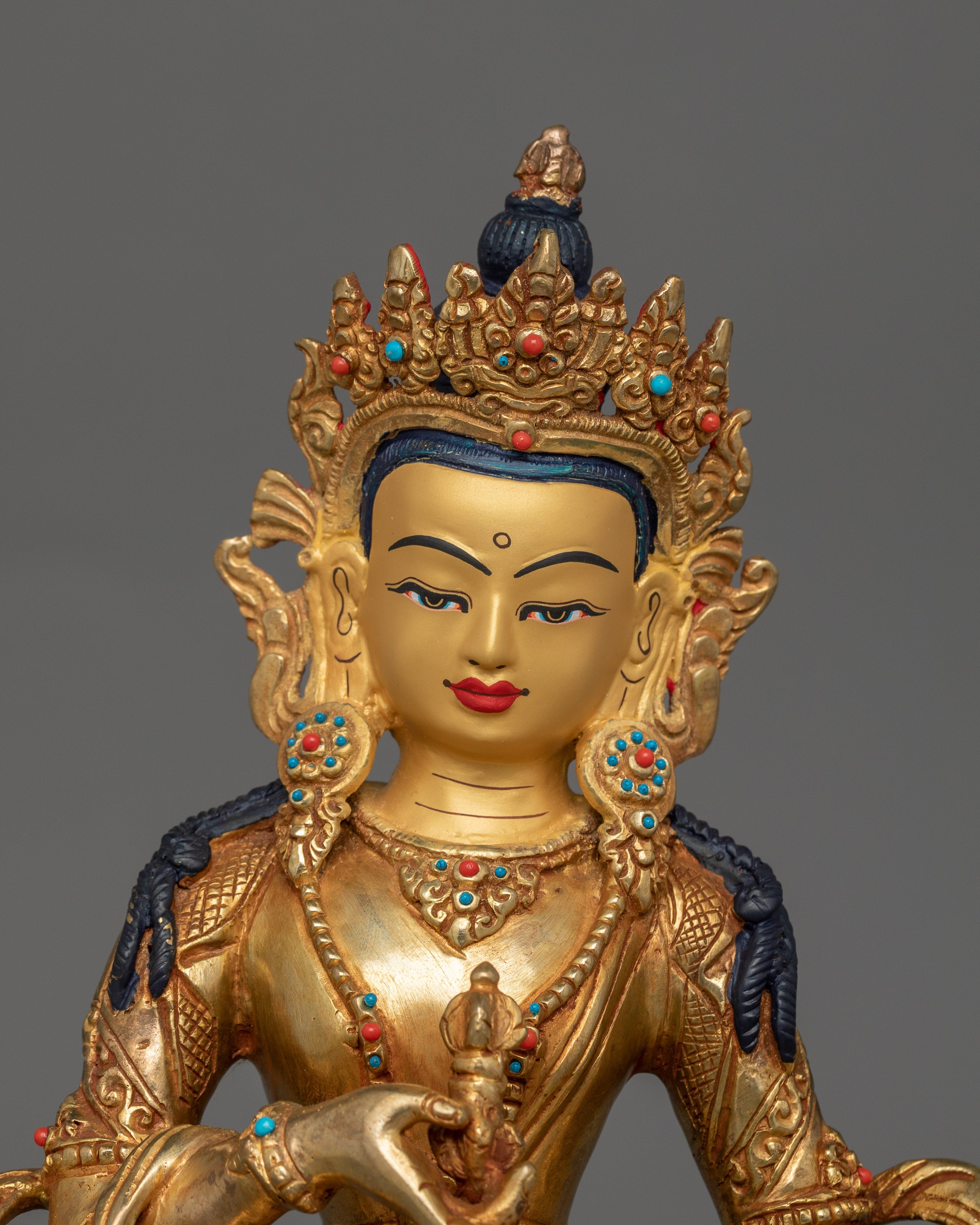 Handmade Statue of Dorje Sempa (Vajrasattva) | Vajra Holder