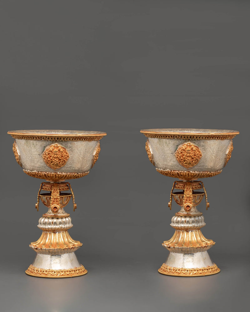 Buddhist Butter Lamp Set (Chhyome) 