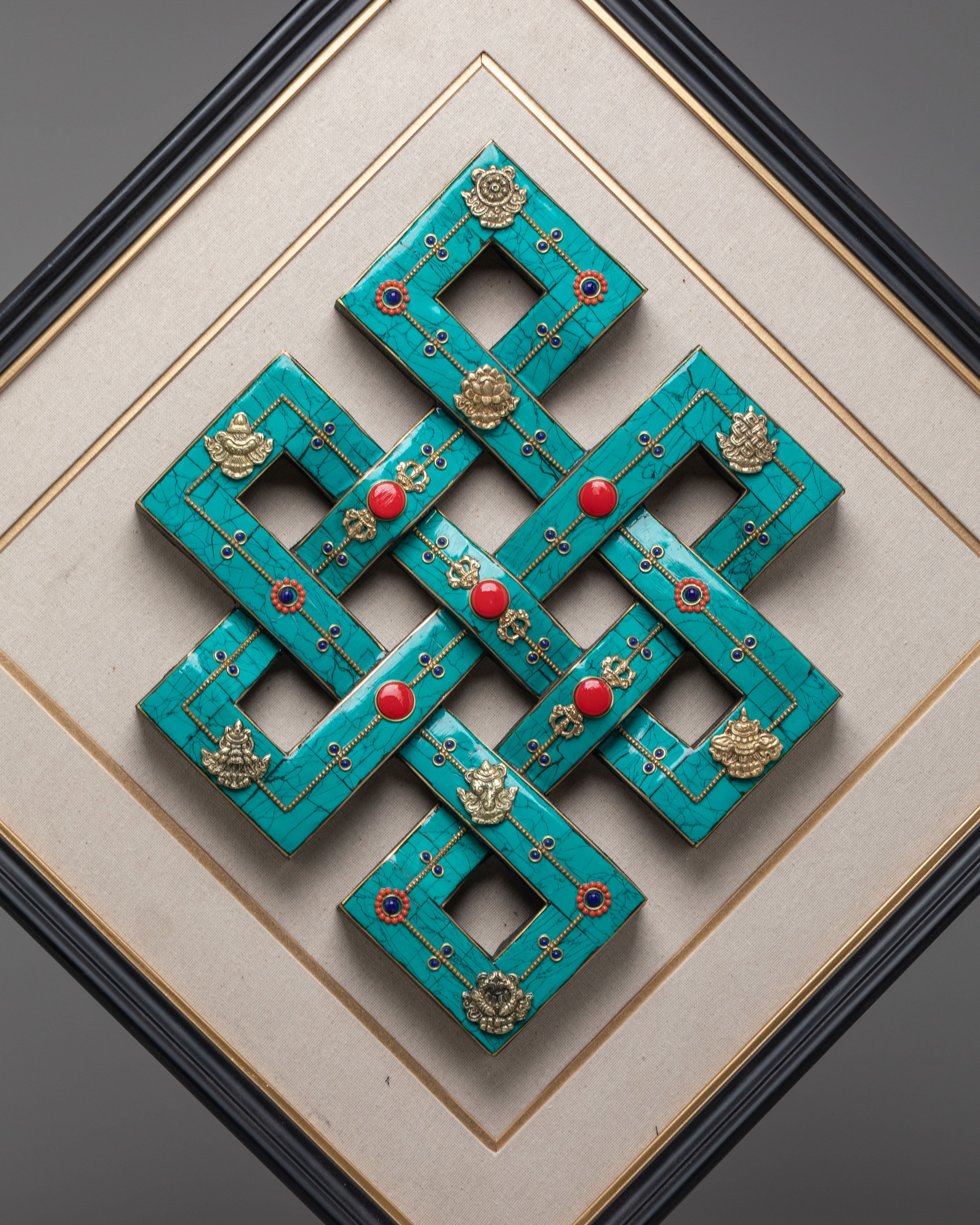 Handmade Endless Knot Wall Hanging | Spiritual Home Decor