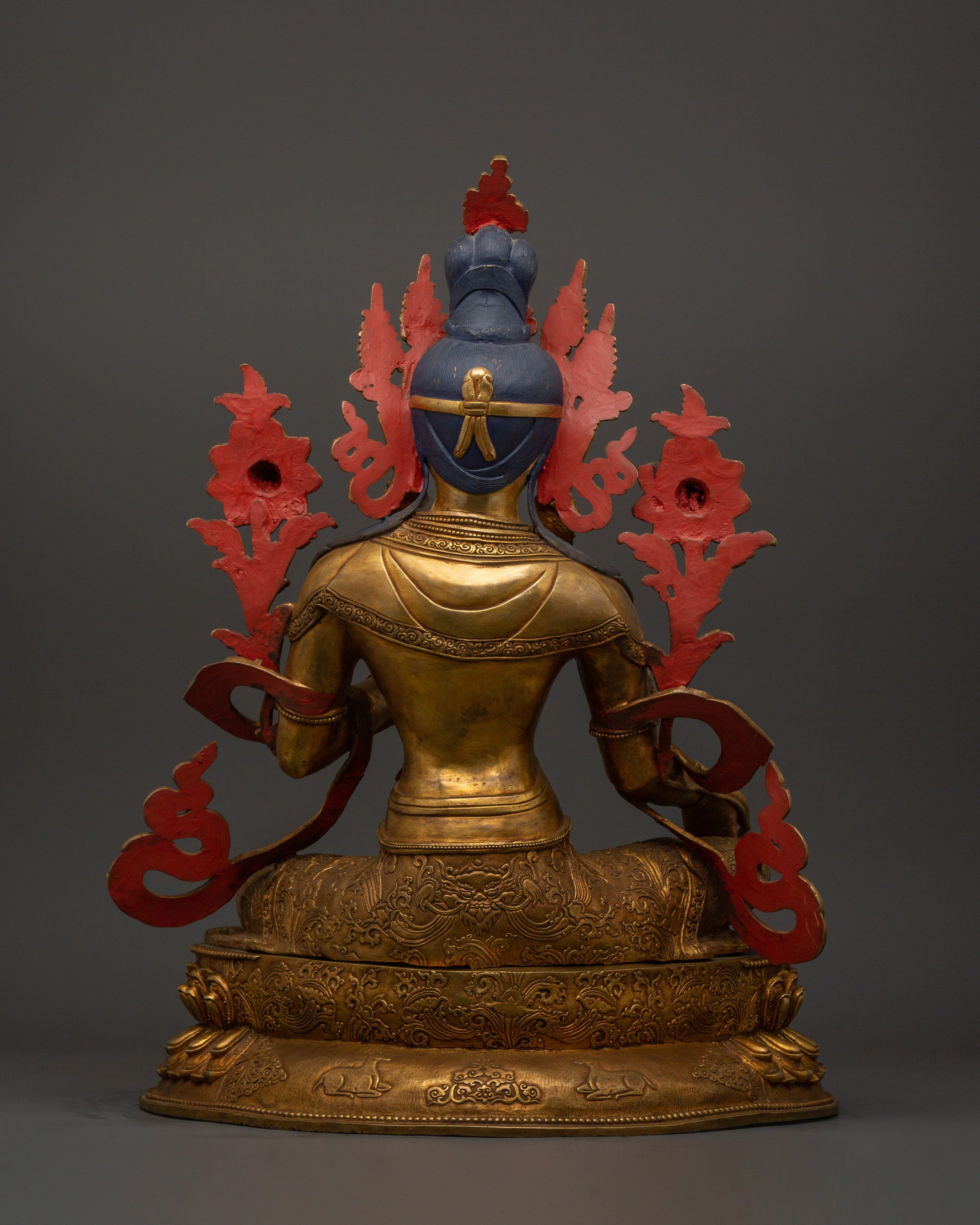 Green Tara Spiritual and Healing Statue | Handcrafted Figurine