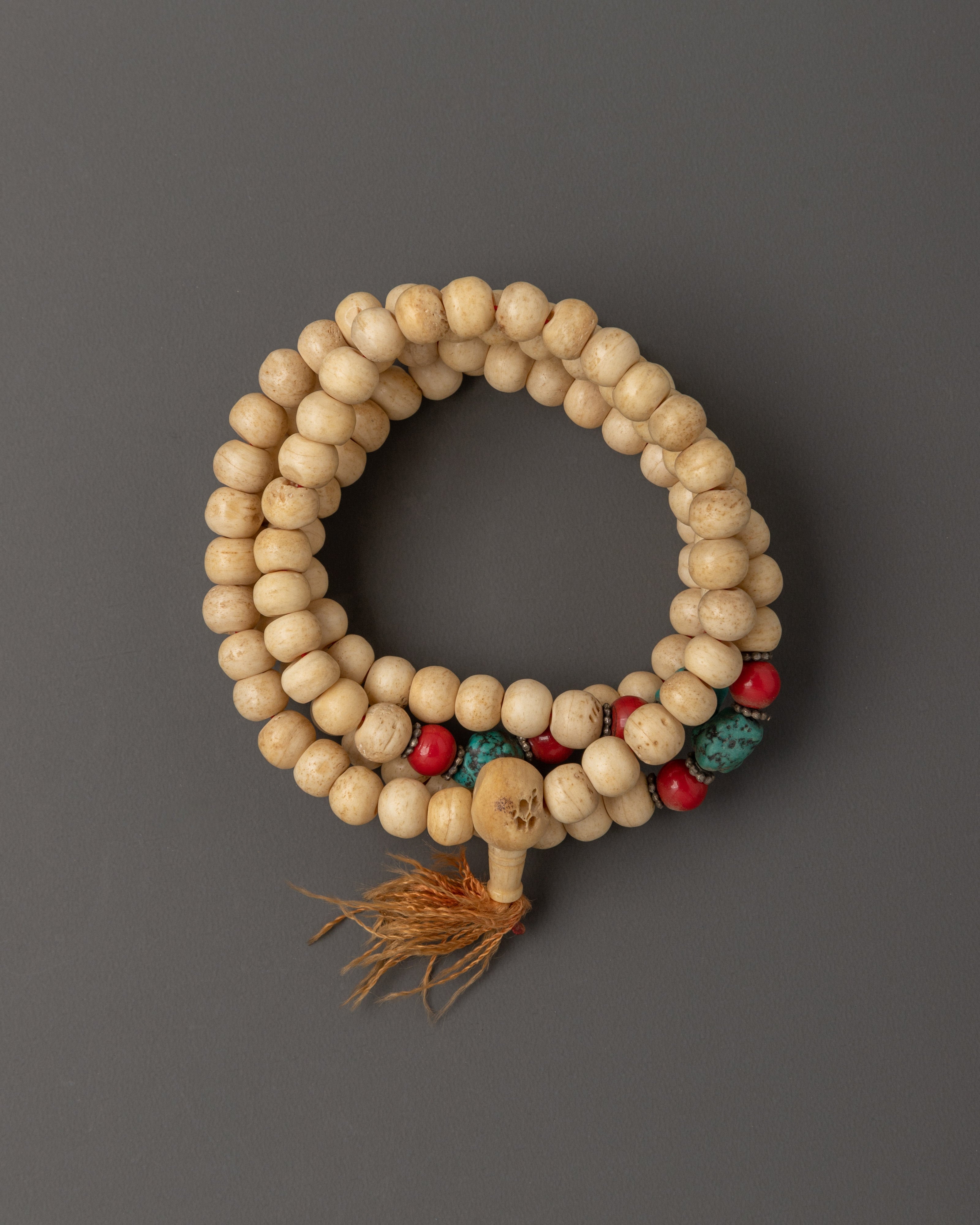 Buddhist Ethically Sourced Yak Bone Mala | Buddhist Spiritual Jewelry