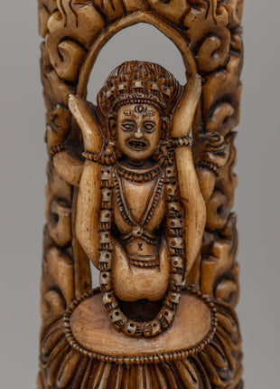Buffalo Bone Vajrayogini Wall Decor | Sacred Symbol of Power & Enlightenment