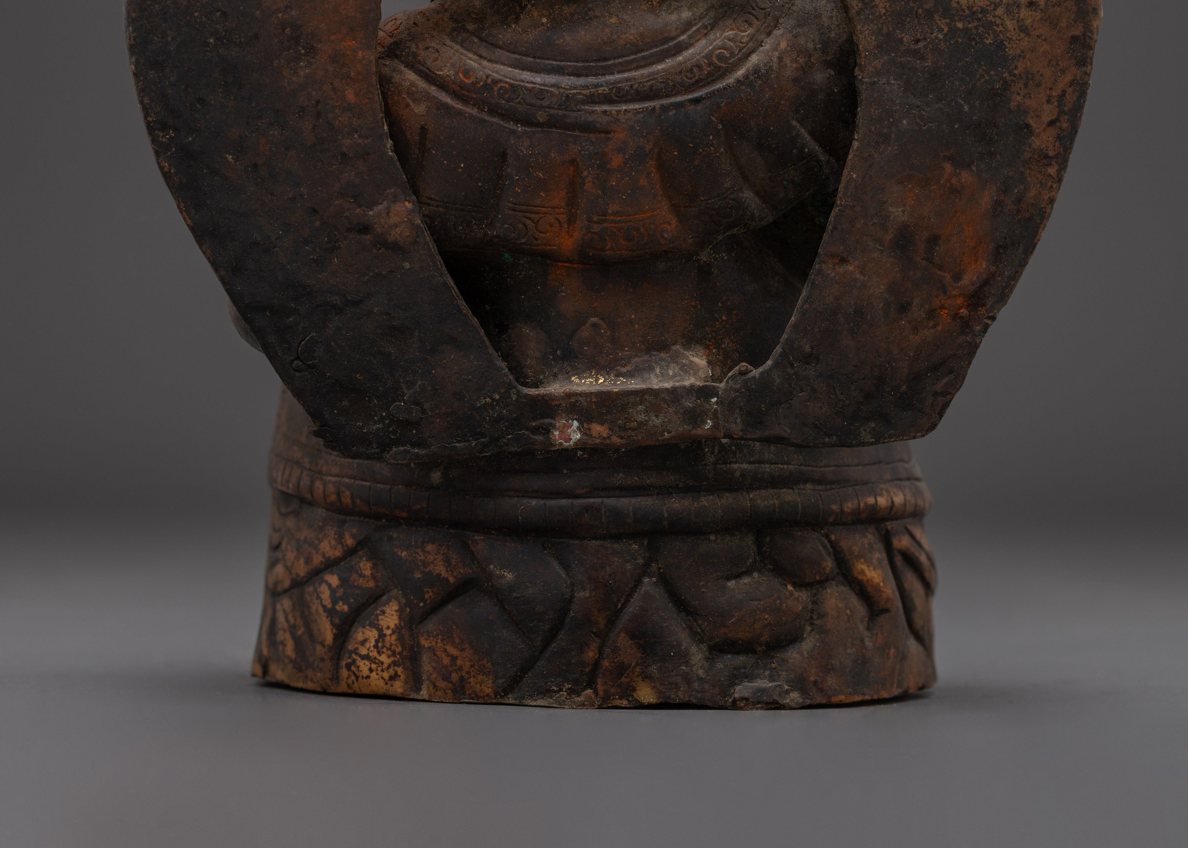 Vaishravana Handcrafted Statue | Prosperity and Protection Altar Decor