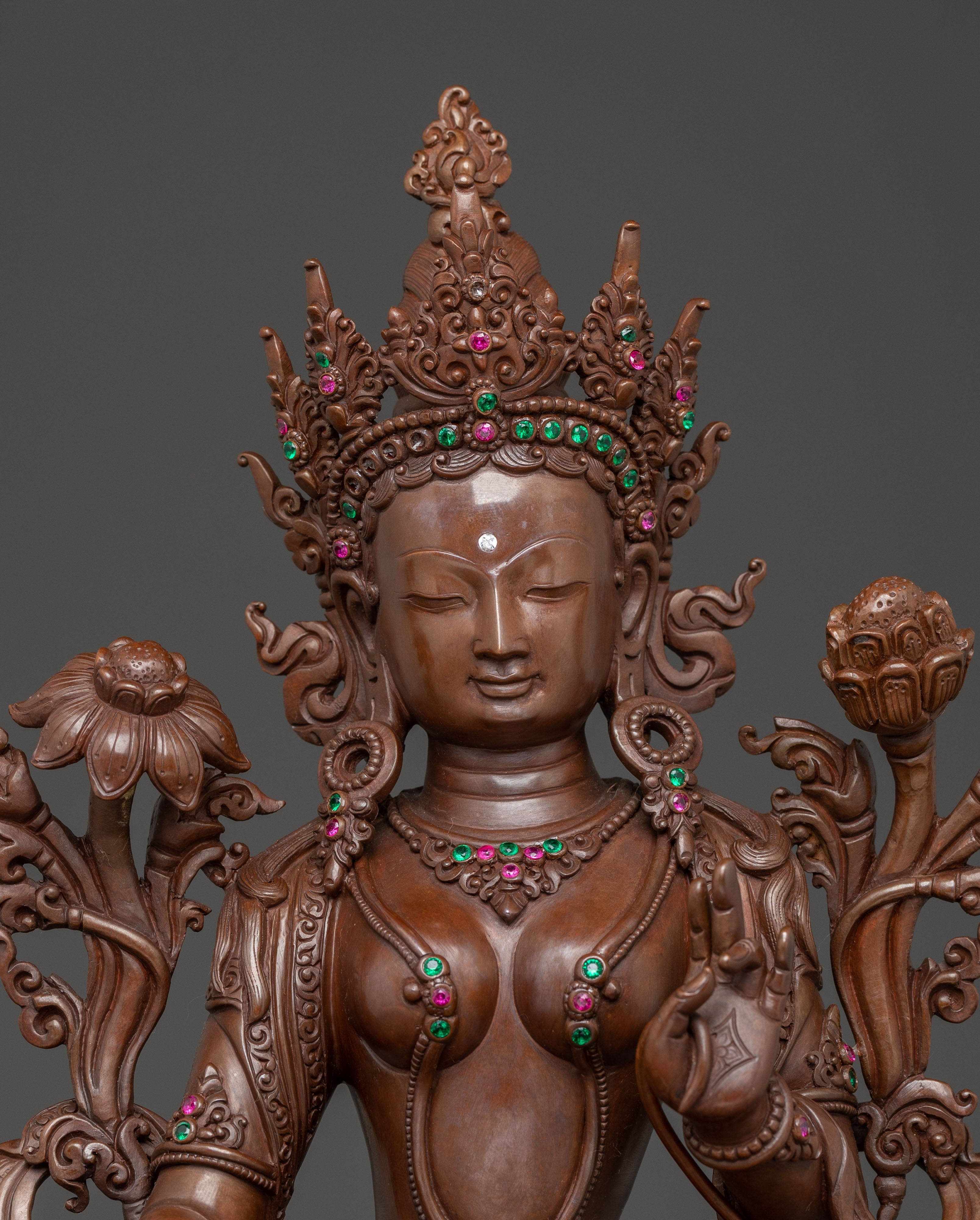 Enlightened Green Tara Statue | Mother of Liberation
