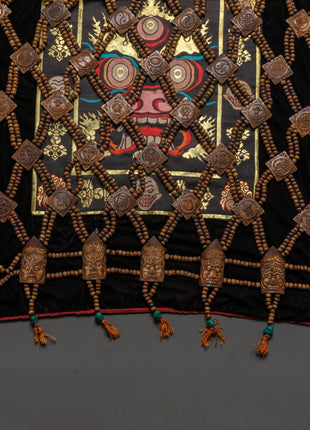 Yak Bone Guru Fabric | Handcrafted Tibetan Sacred Cloth, Spiritual Altar Textile