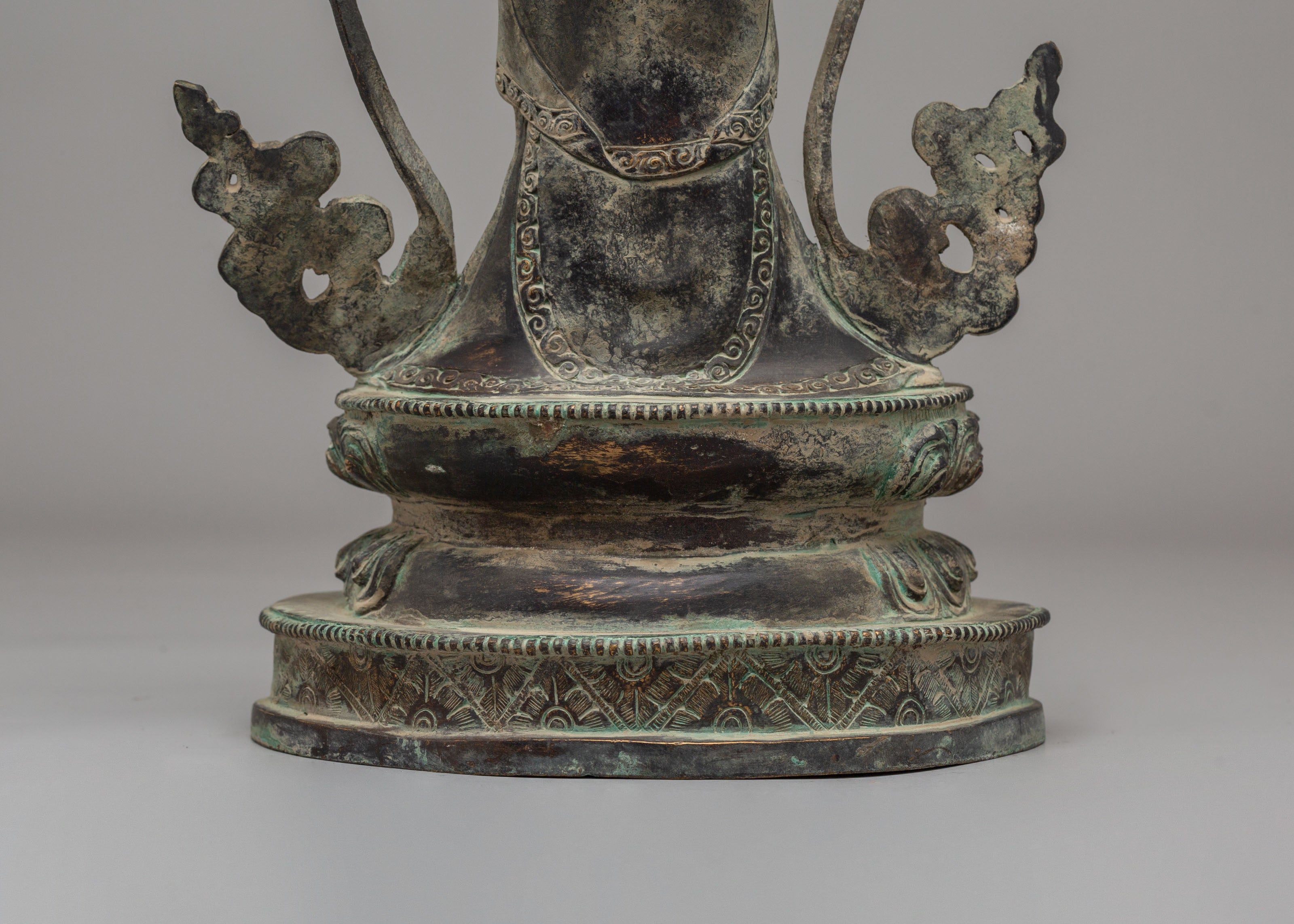 Standing Green Tara Figurine | Traditional Himalayan Art