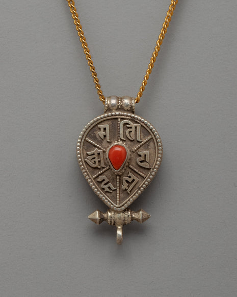 Avalokiteshvara Mantra Ghau Locket 