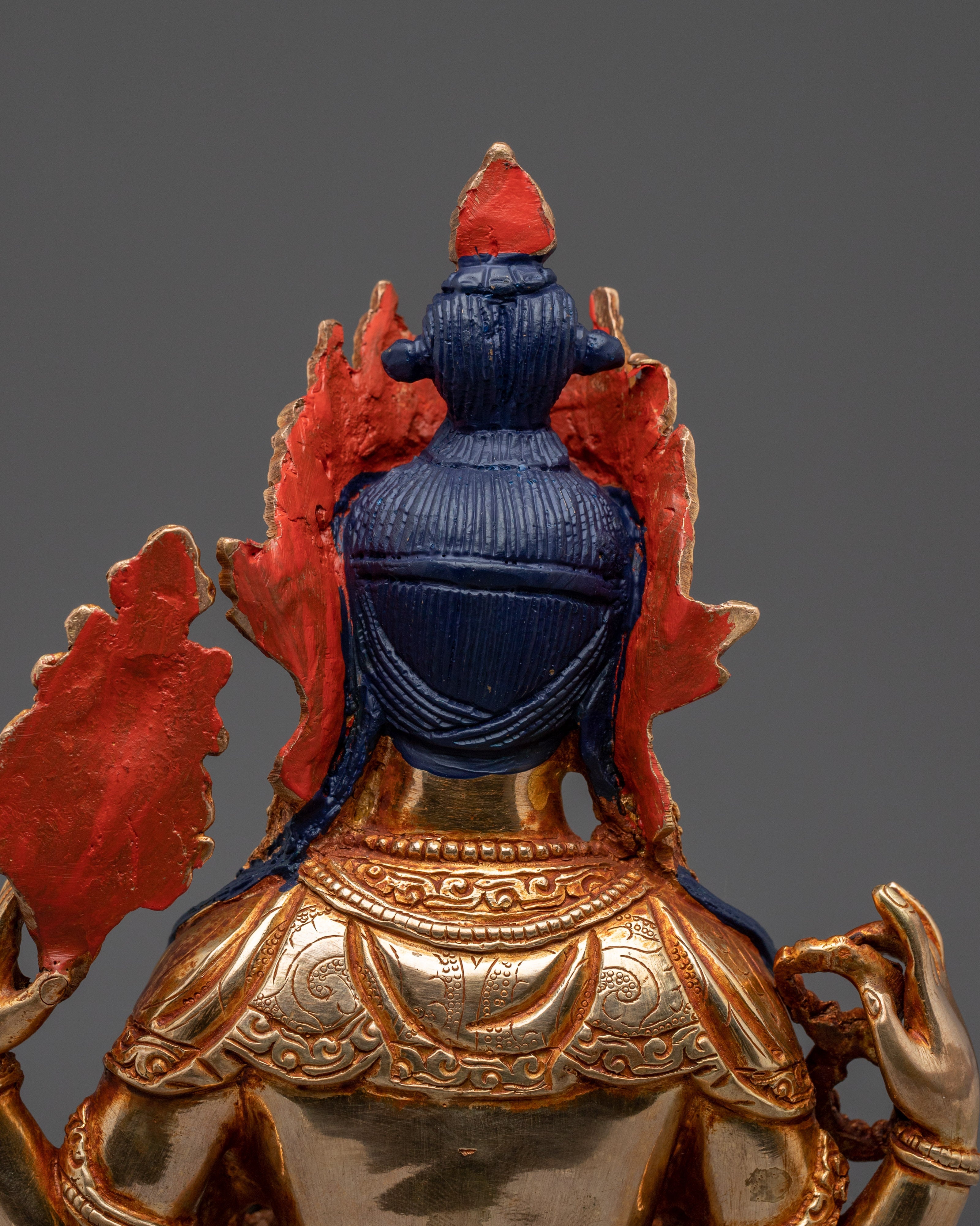 Chenrezig, Meditation Altar Decor | Traditional Himalayan Art