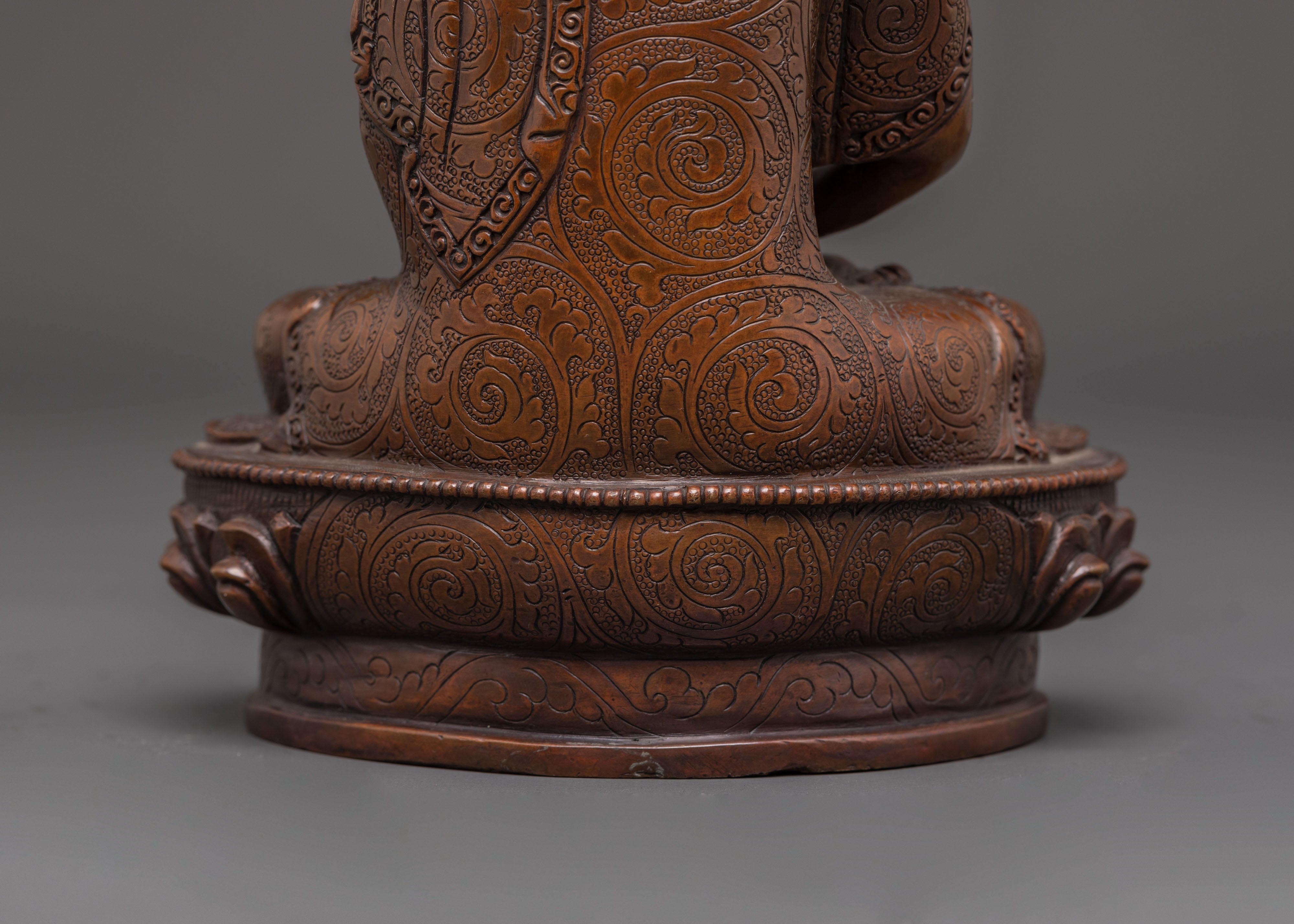 Handmade Peaceful Statue of Buddha Amitabha | Buddha of Infinite Light