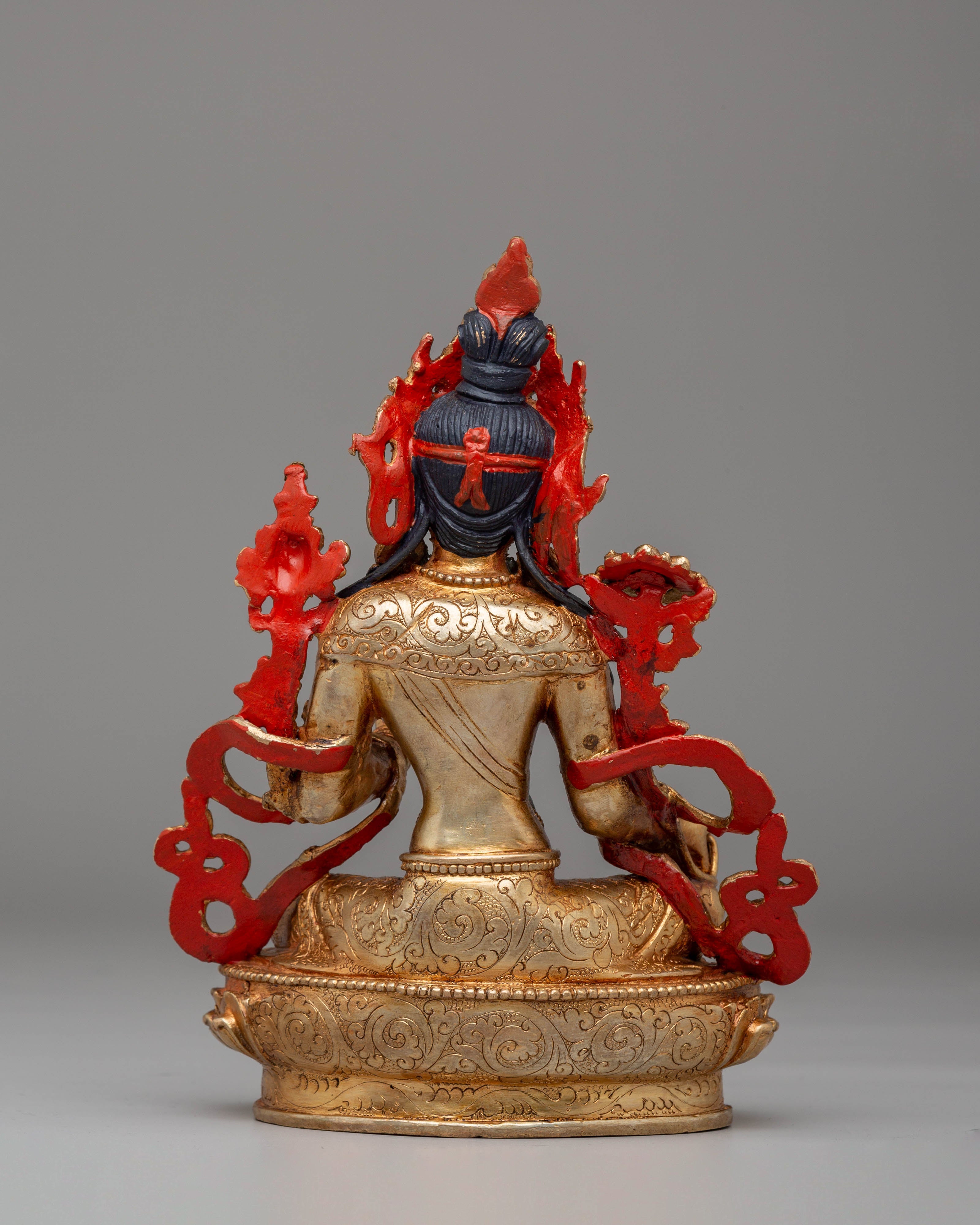 Handmade Shyama Tara Statue of Compassion | Green Tara Sculpture