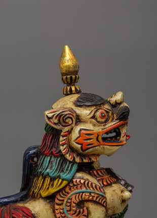 Guardian Lion Statue Set | Spiritual Protector & Feng Shui Decor