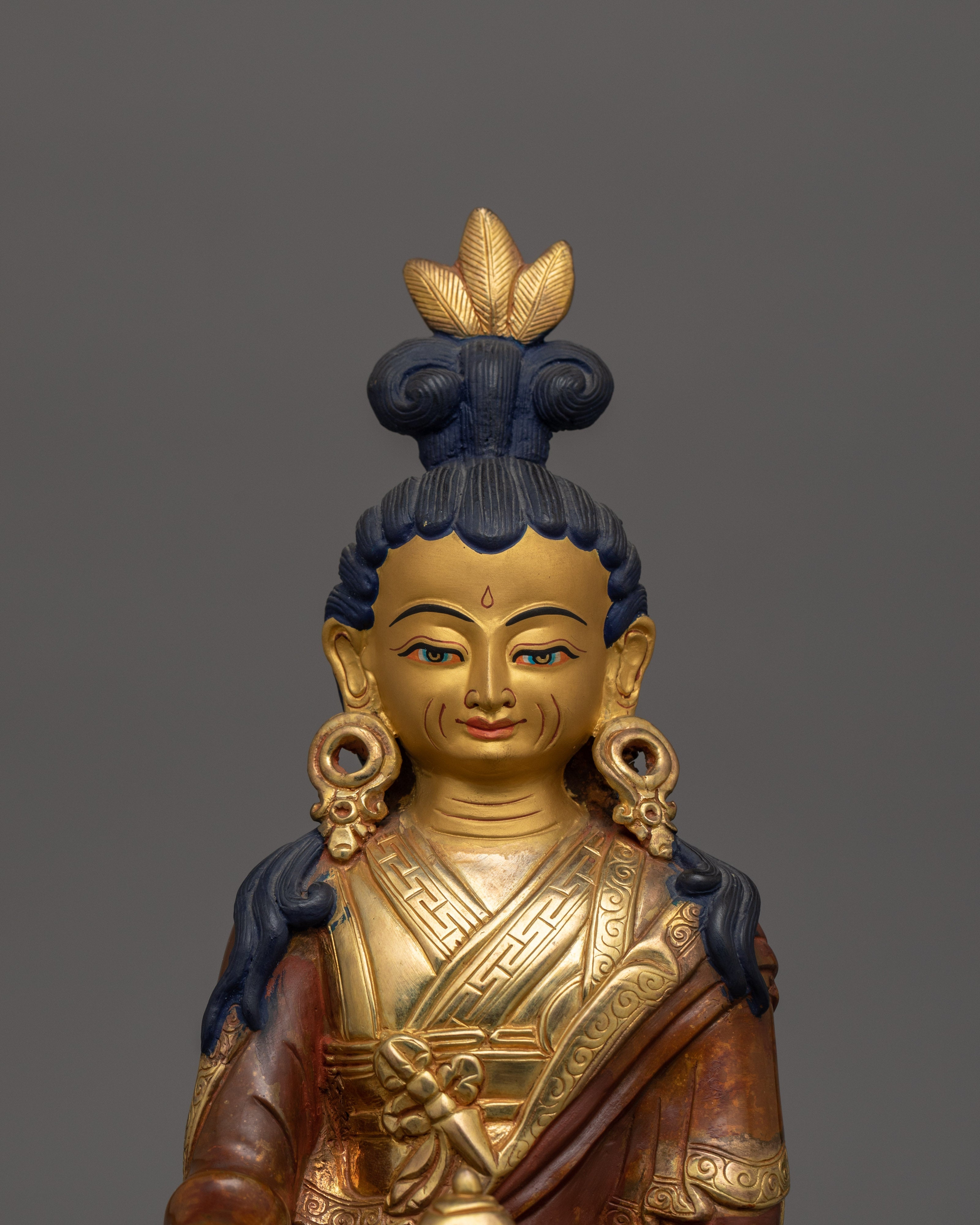 9.6 Inches Buddhist Master Statue | A Sacred Representation of Spiritual Guidance