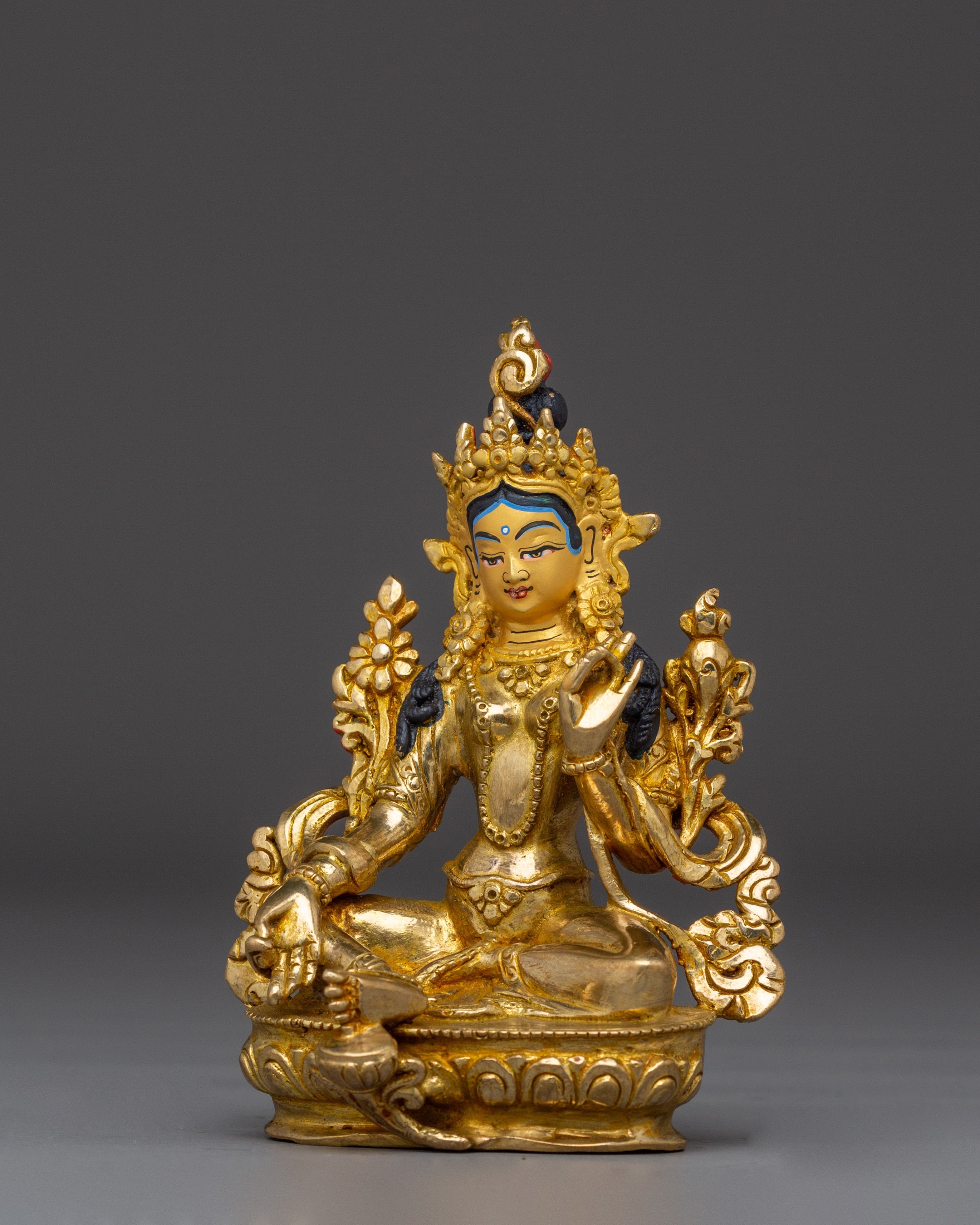 Tibetan Sacred Feminine Artwork of Green Tara | Bodhisattva of Compassion
