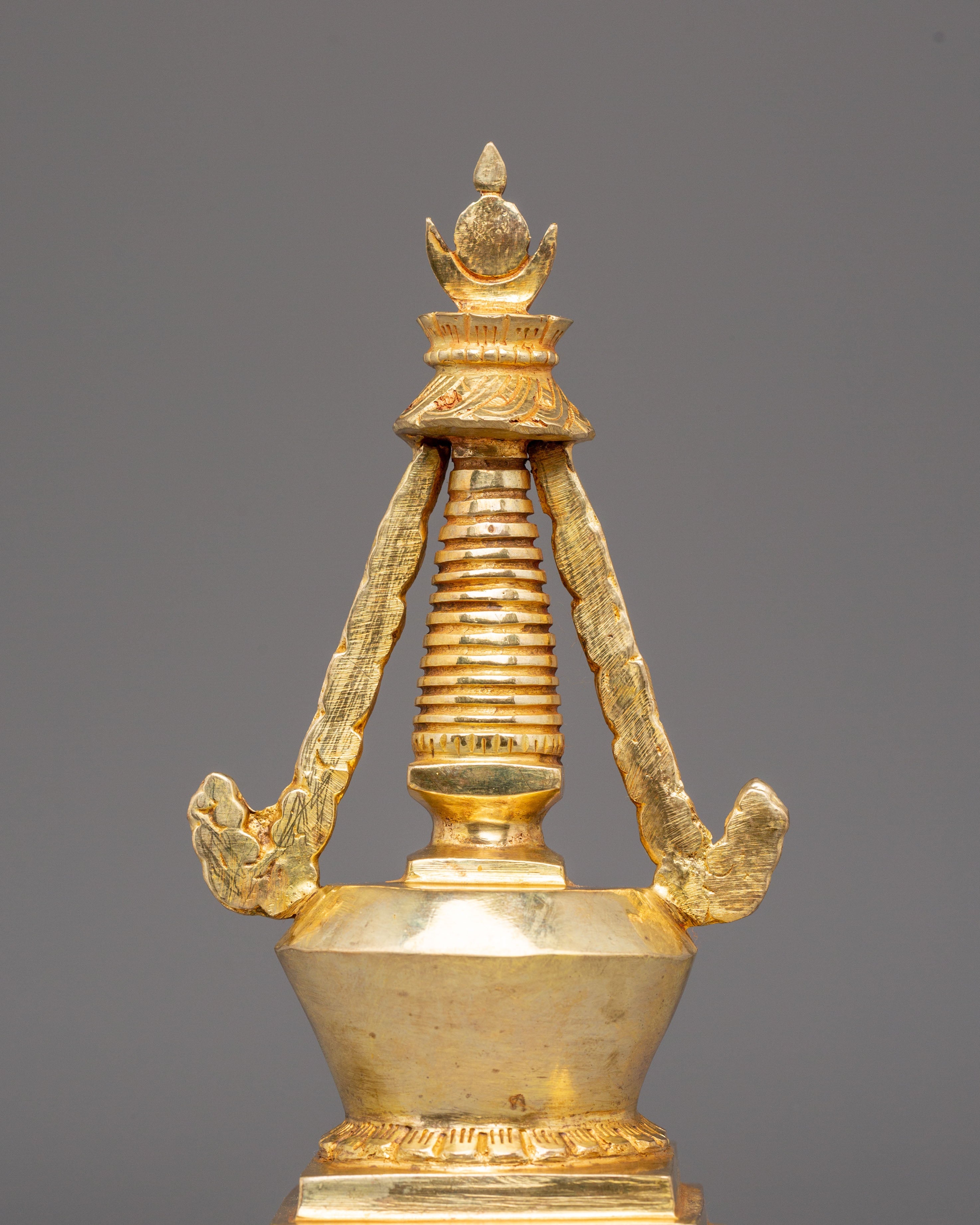 Handmade Himalayan Buddhist Stupa | Sacred Tibetan Stupa