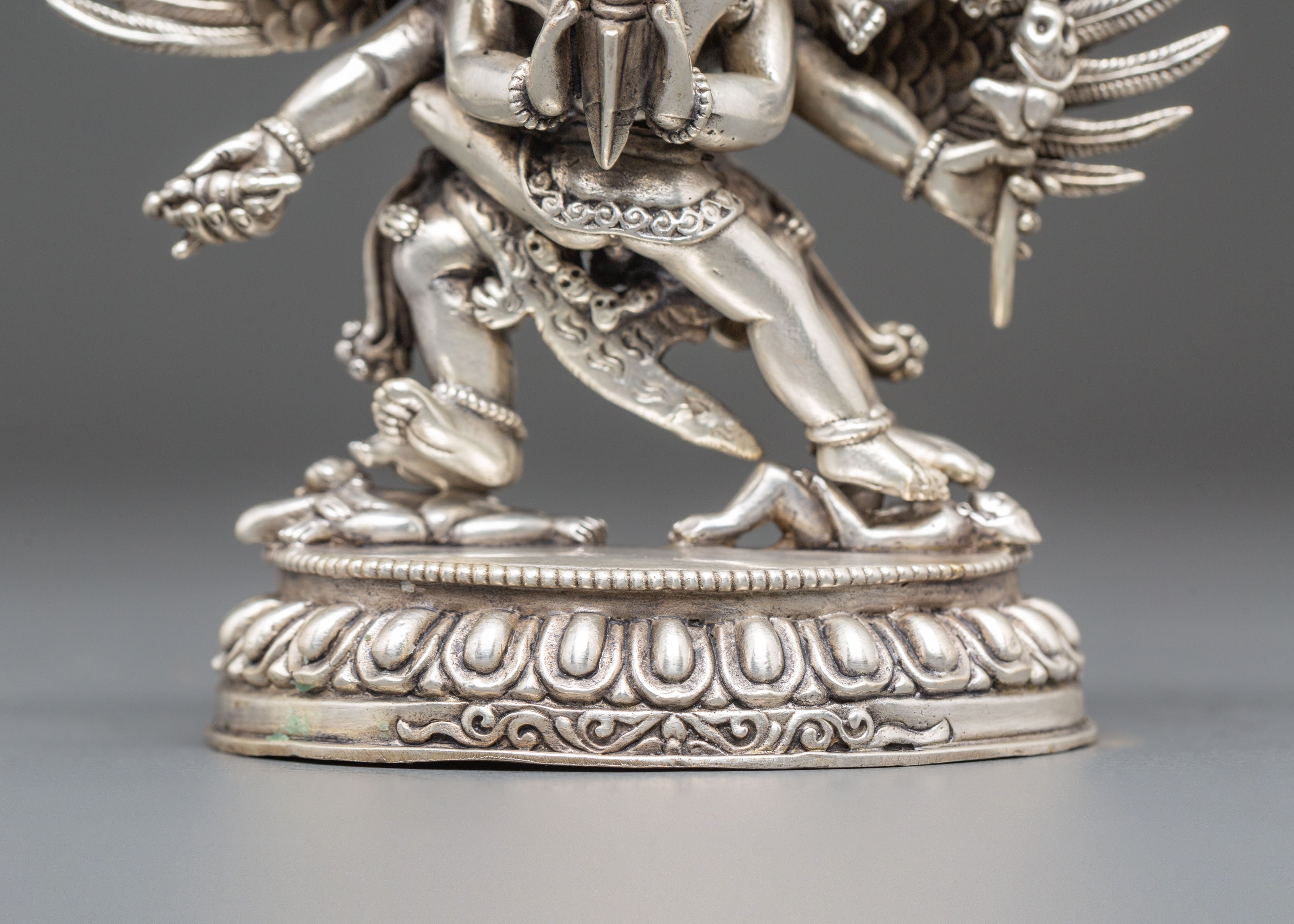 Tibetan Vajrakilaya Deity Statue | Buddhist Tantric Protector Sculpture