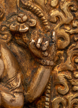 Avalokiteshvara Ghau Box |  Sacred Buddhist Artifact of Compassion