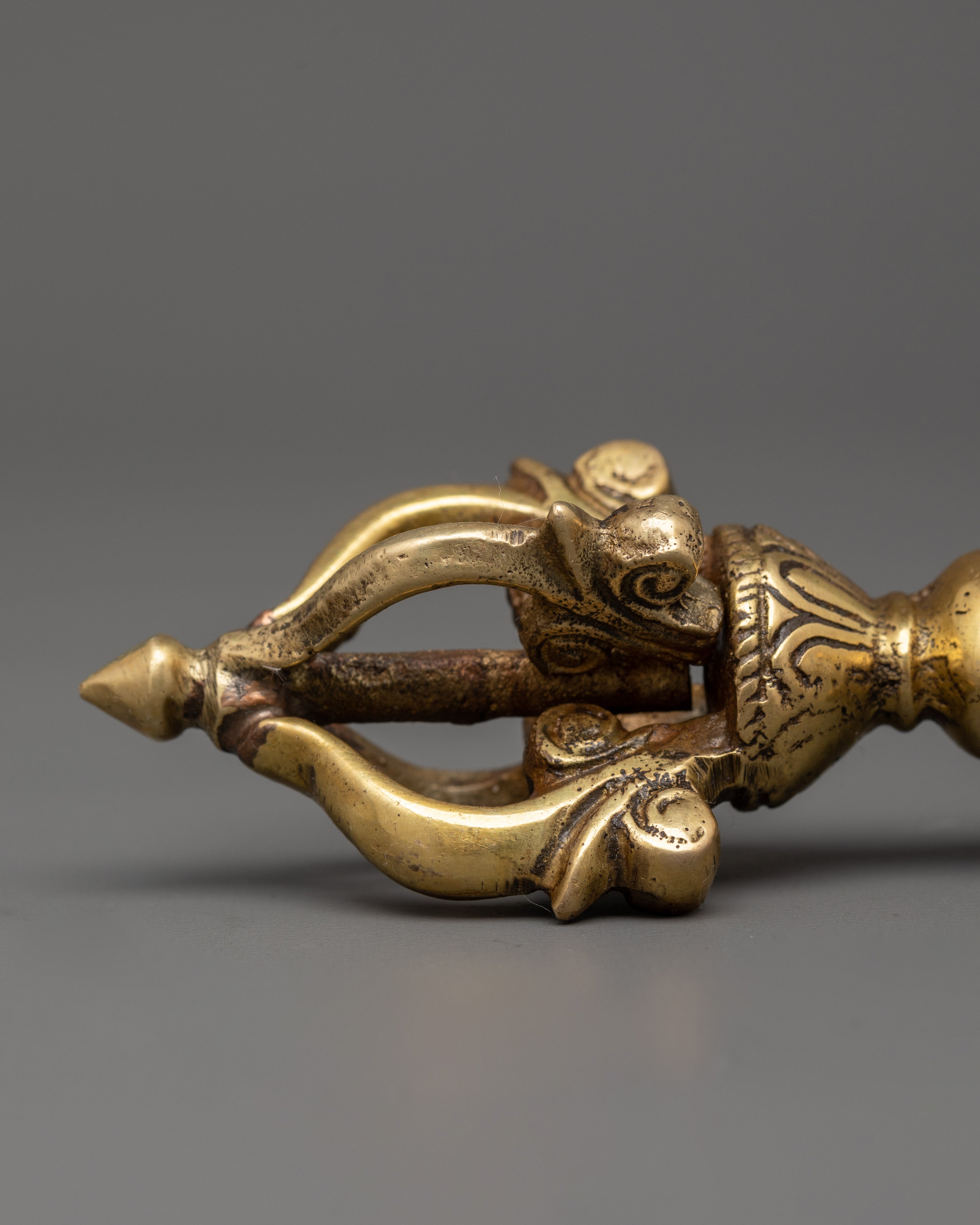 Handcrafted Brass Vajra Dorje | Buddhist Ritual Symbol