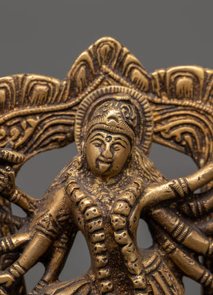 The Mahakali brass statue | Home Shrine Art